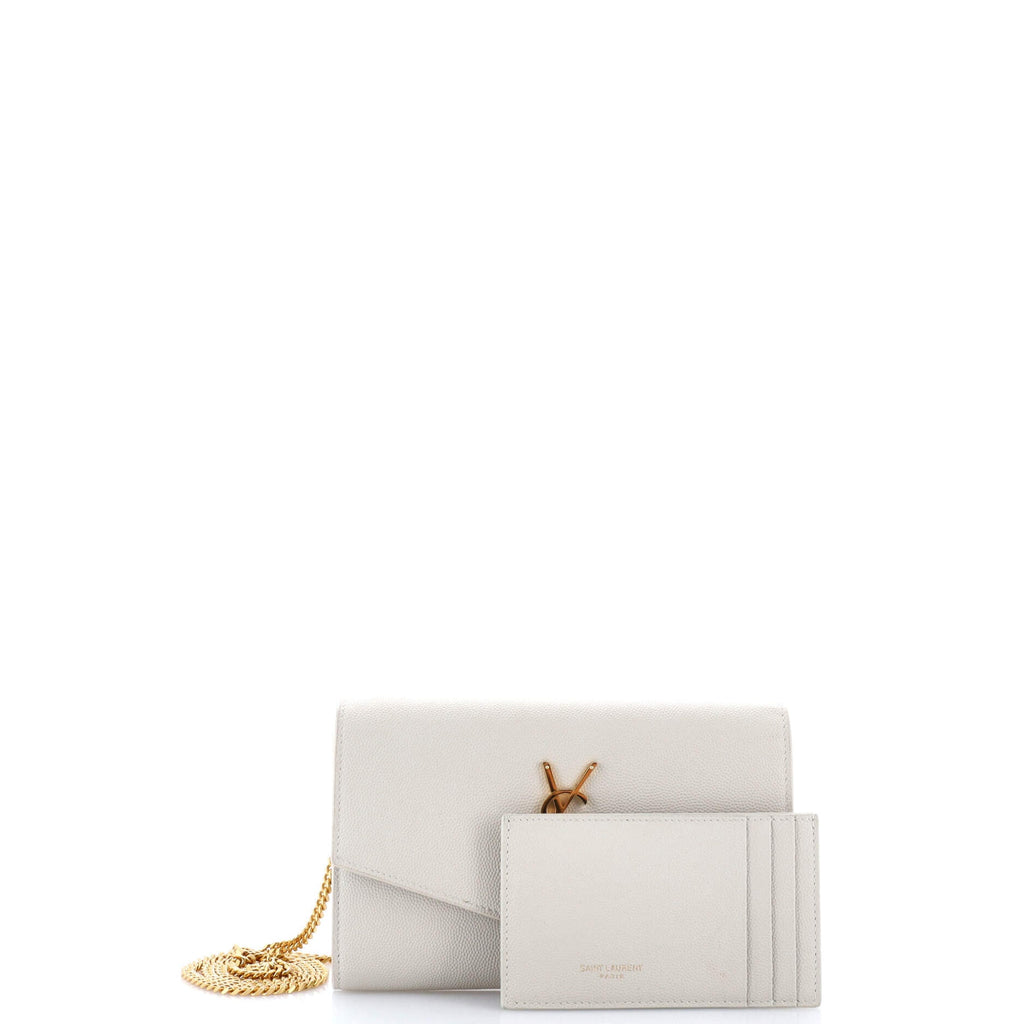 Uptown Chain Wallet Leather