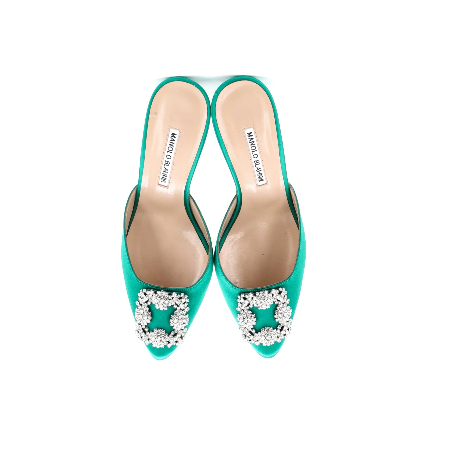 Women's Hangisimu Heeled Mules Satin 70