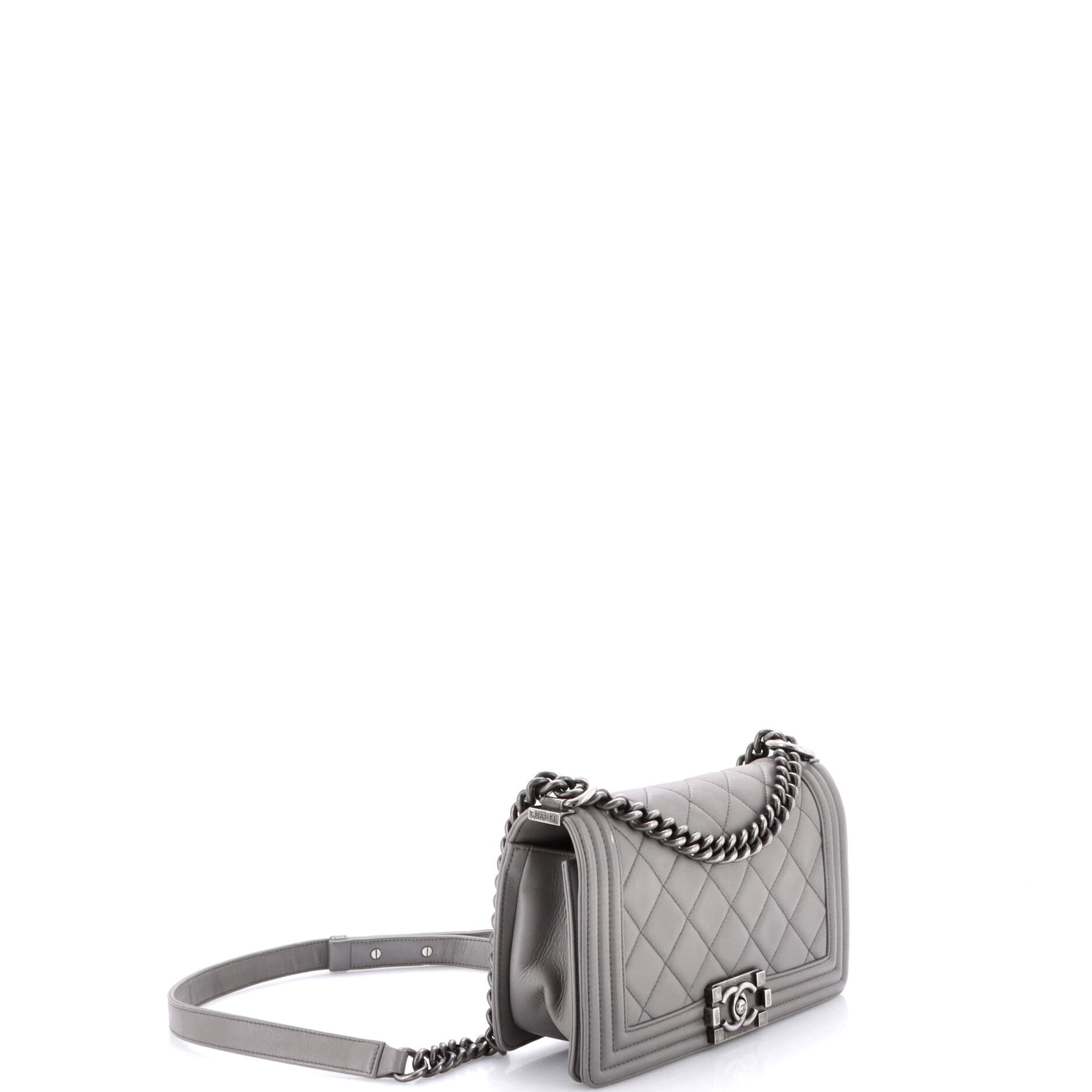 Boy Flap Bag Quilted Lambskin Old Medium