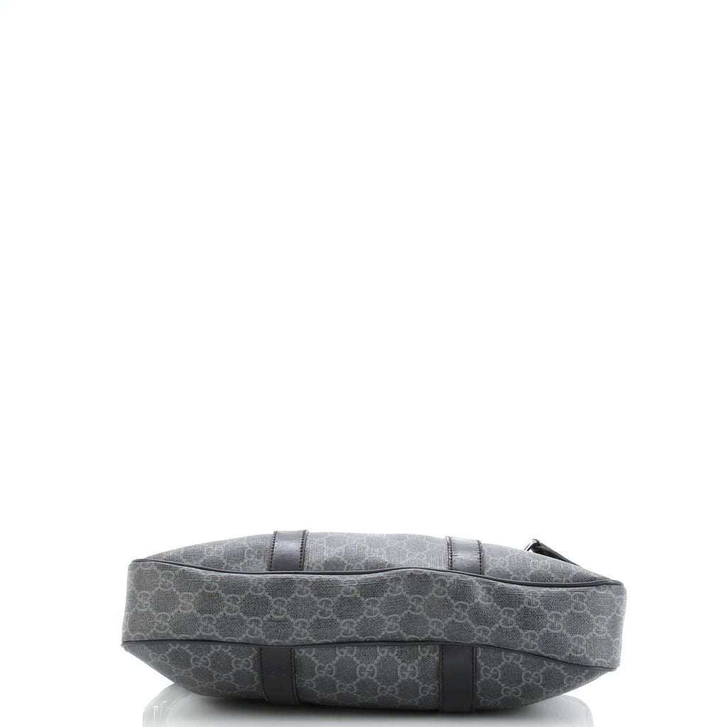 Convertible Zip Around Briefcase GG Coated Canvas Medium