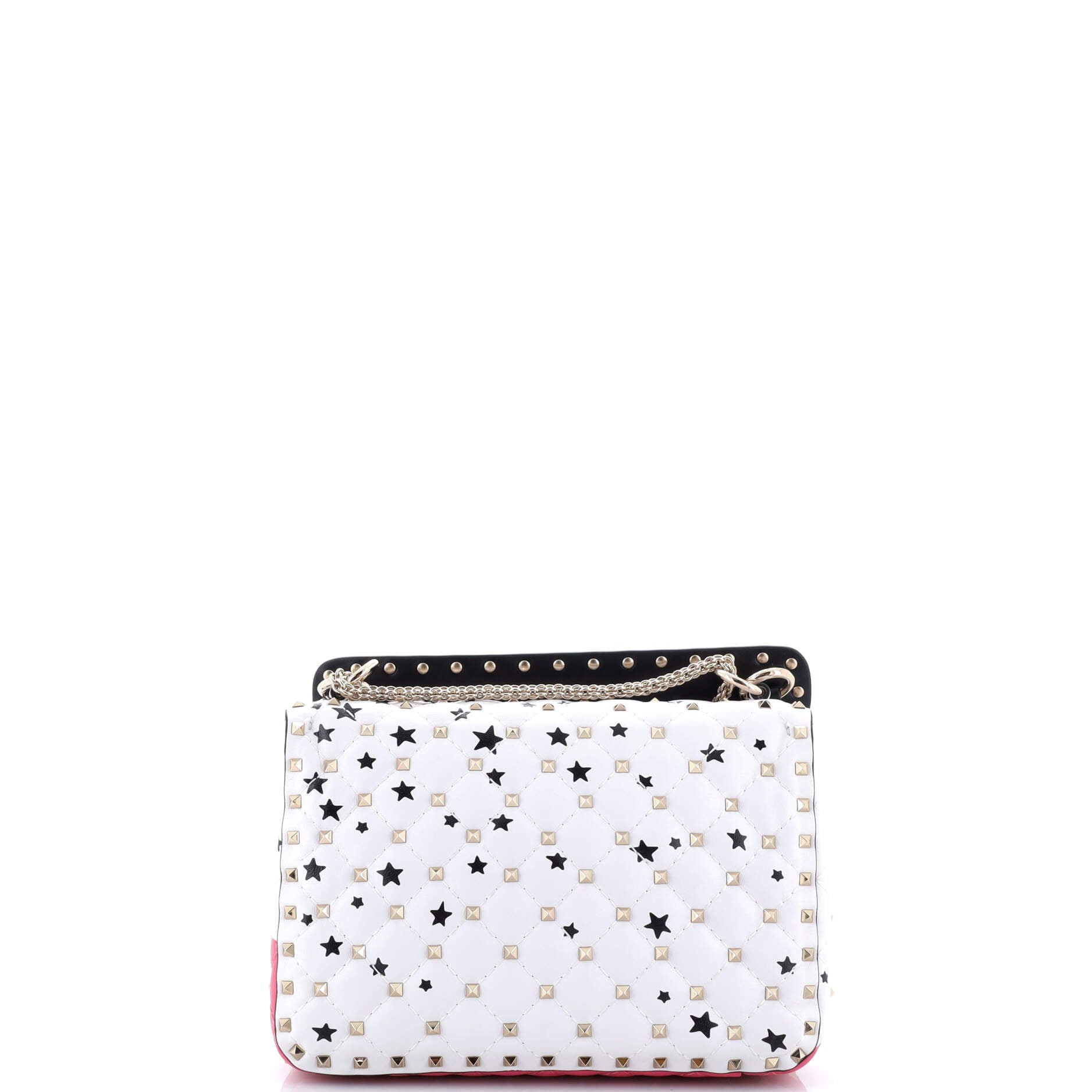 Rockstud Spike Flap Bag Quilted Leather Medium