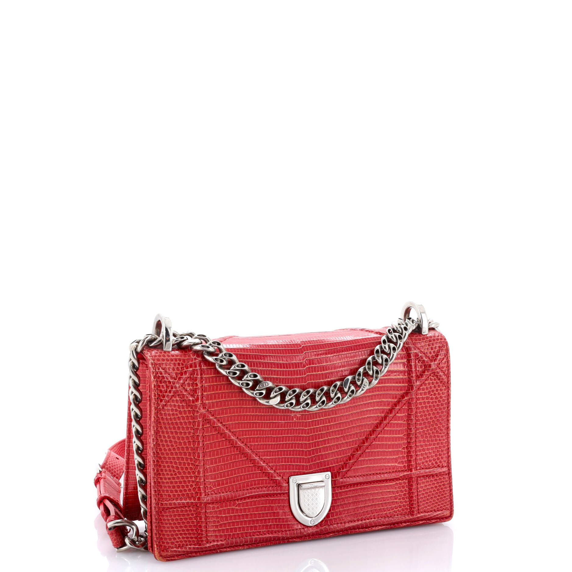 Diorama Flap Bag Lizard Small