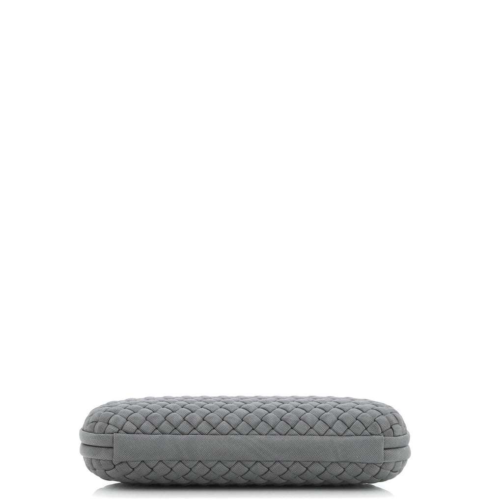 Box Knot Clutch Intrecciato Silk Faille Long
