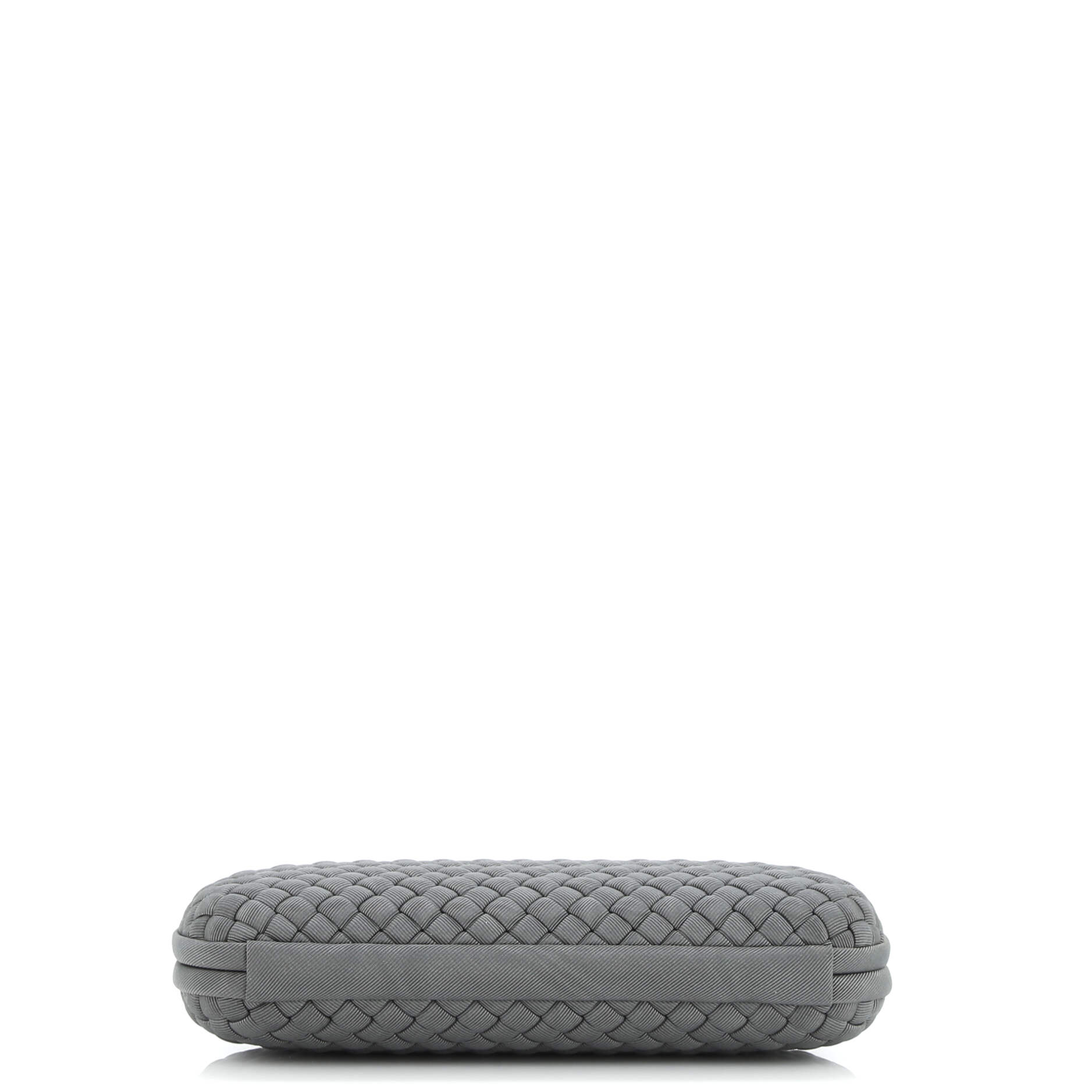Box Knot Clutch Intrecciato Silk Faille Long