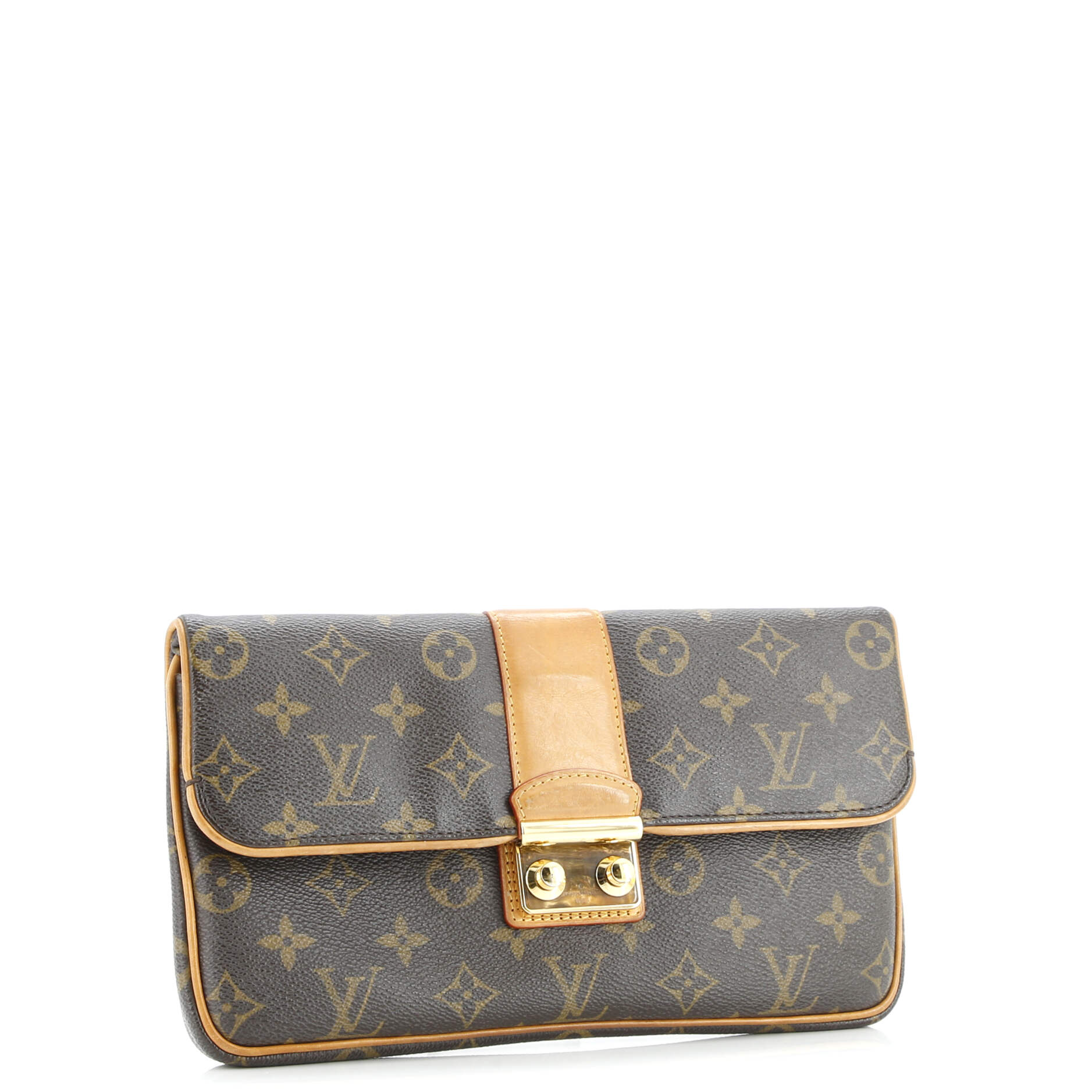 Sofia Coppola Slim Clutch Monogram Canvas