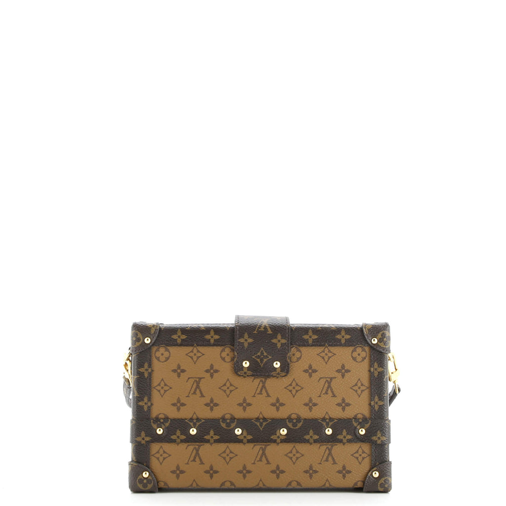 Petite Malle Handbag Reverse Monogram Canvas
