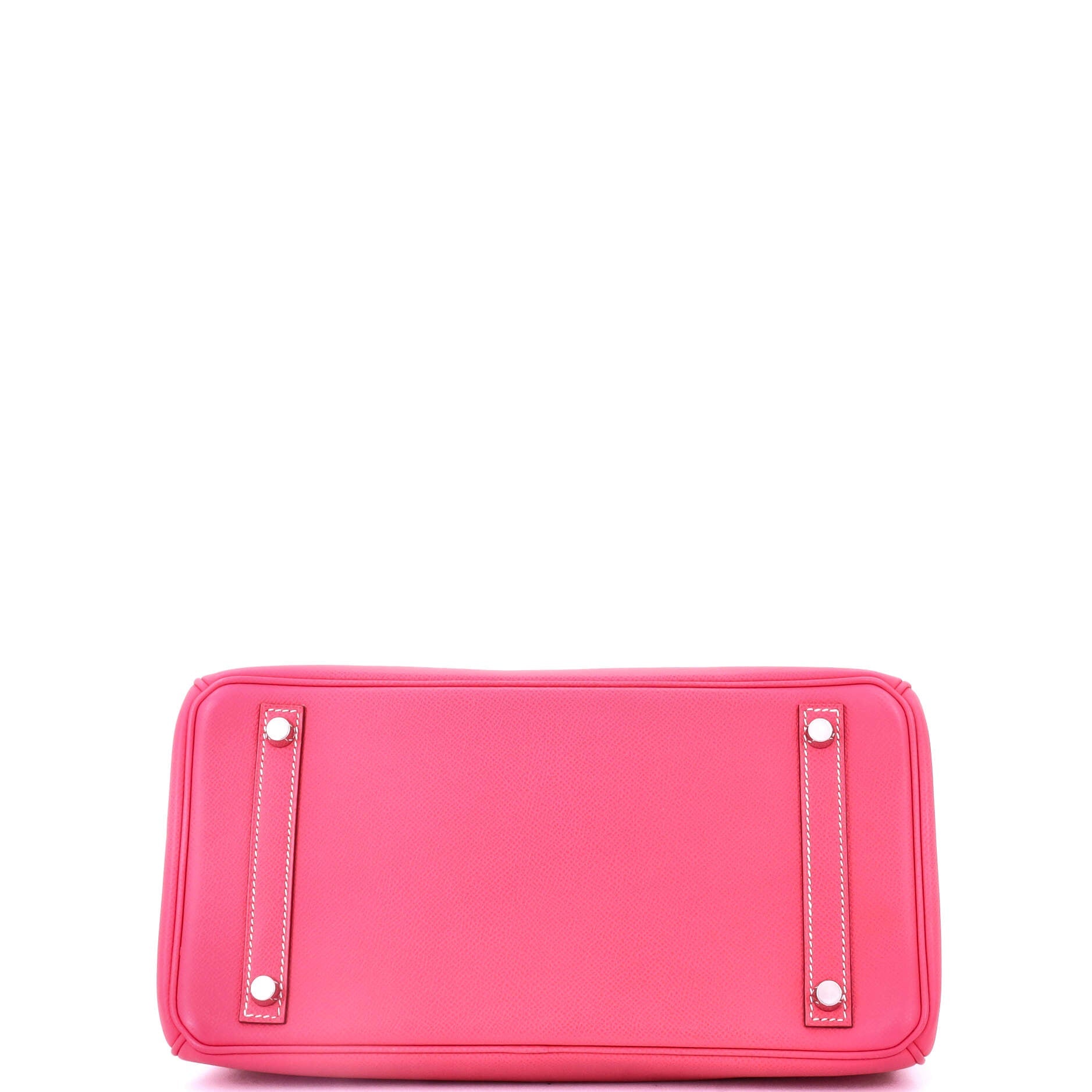 Birkin Handbag Rose Tyrien Epsom with Palladium Hardware 30