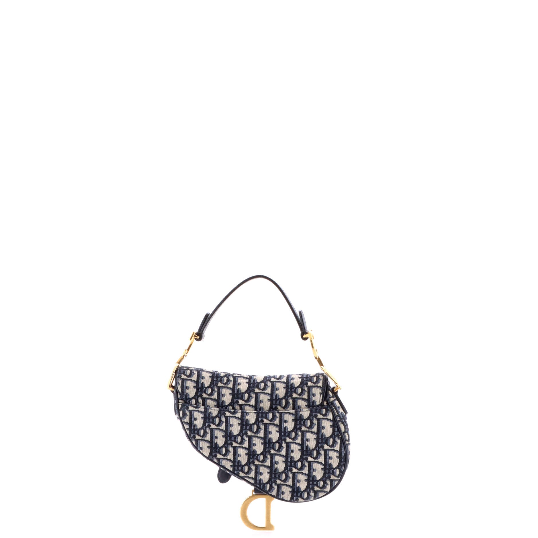Saddle Handbag Oblique Canvas Mini