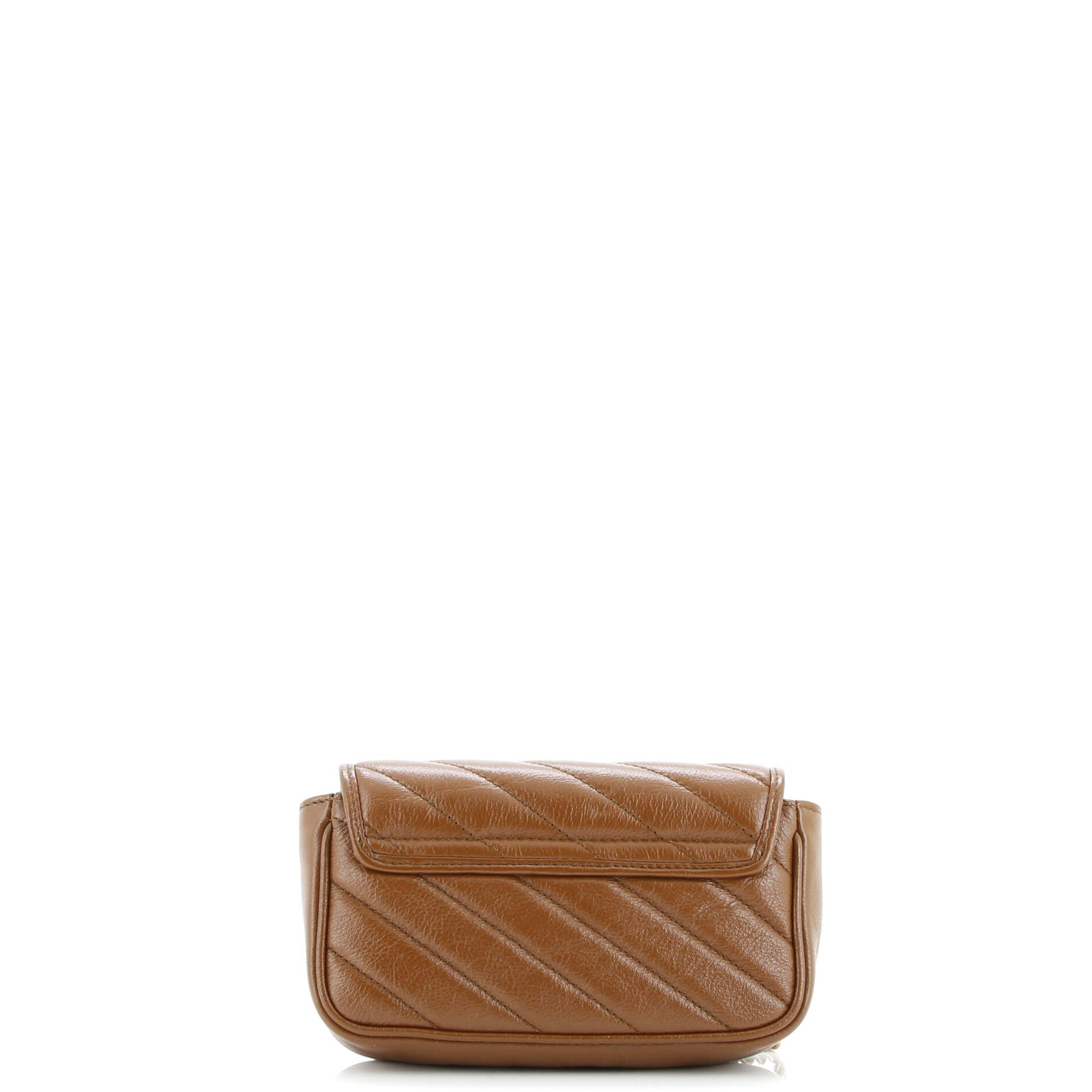 GG Marmont Flap Bag Diagonal Quilted Leather Super Mini