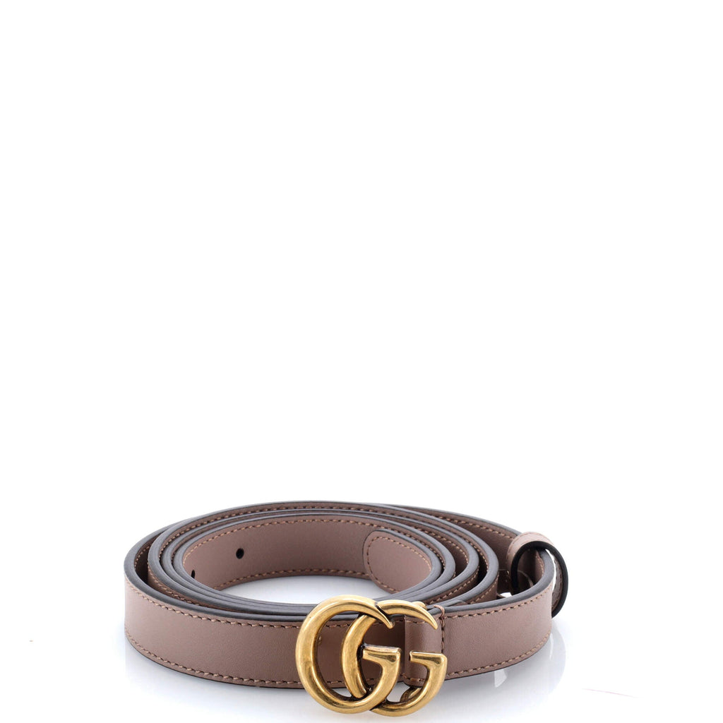 GG Marmont Belt Leather Thin