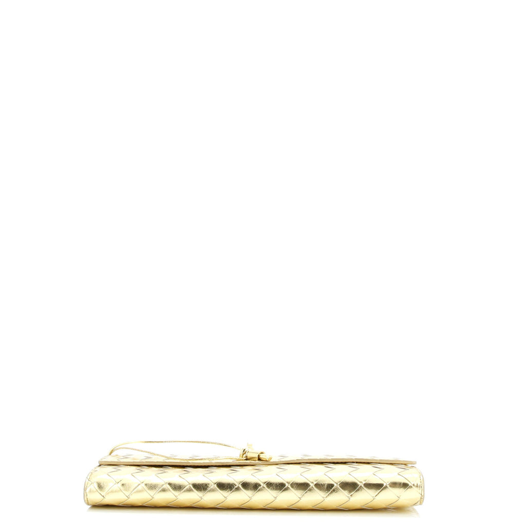 Andiamo Top Handle Clutch Intrecciato Nappa Long