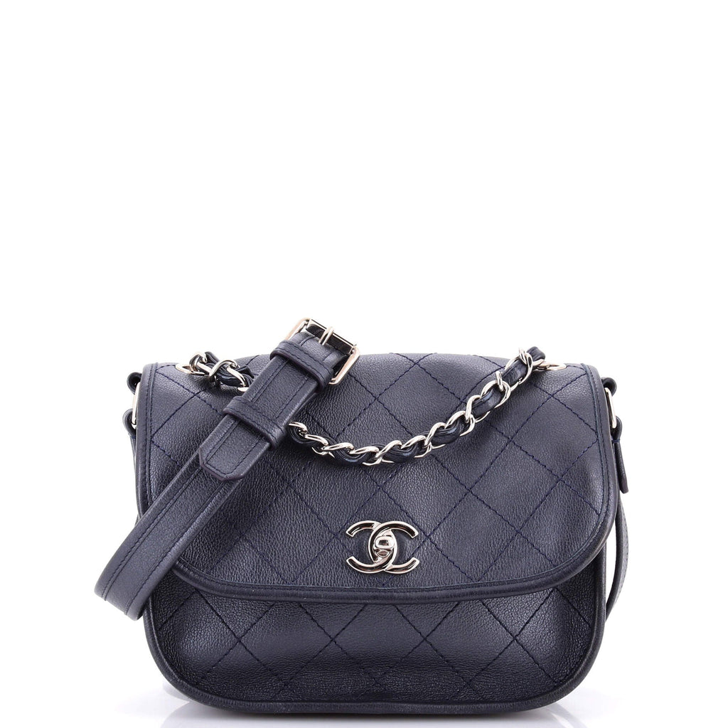 Jungle Stroll Messenger Bag Quilted Calfskin Small