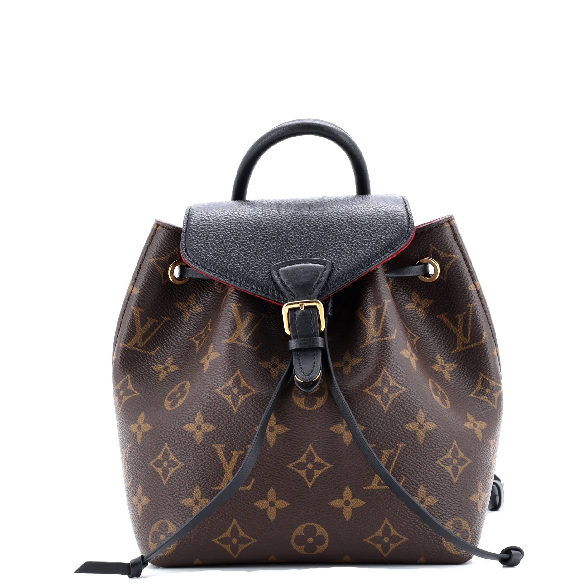 Montsouris NM Backpack Monogram Canvas with Leather BB
