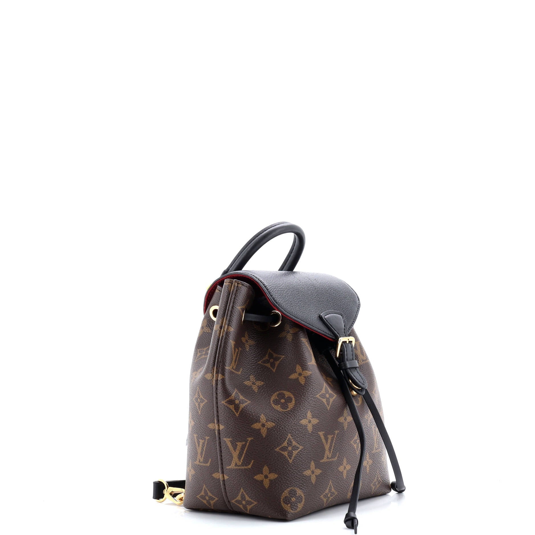 Montsouris NM Backpack Monogram Canvas with Leather BB