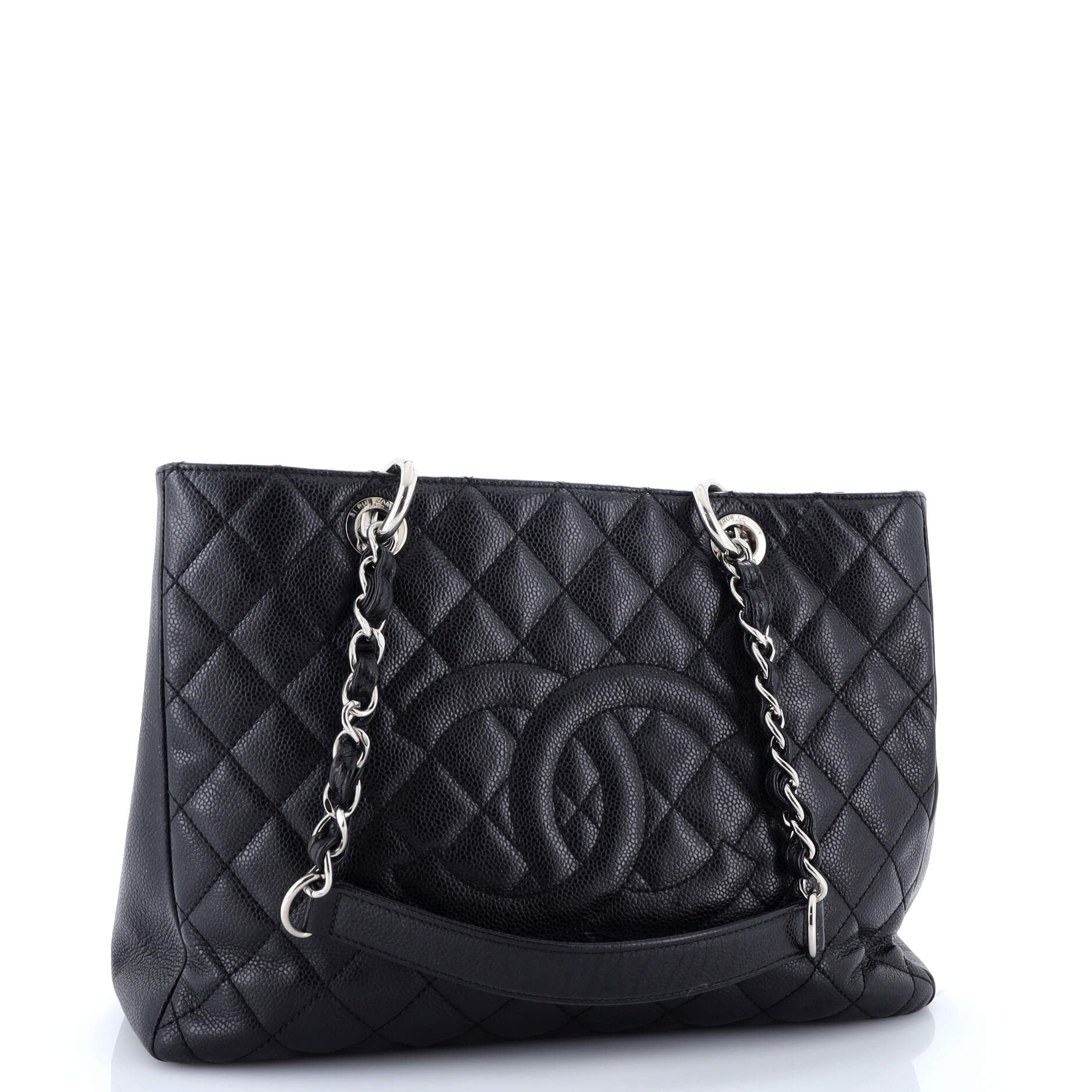 Grand Shopping Tote Quilted Calfskin