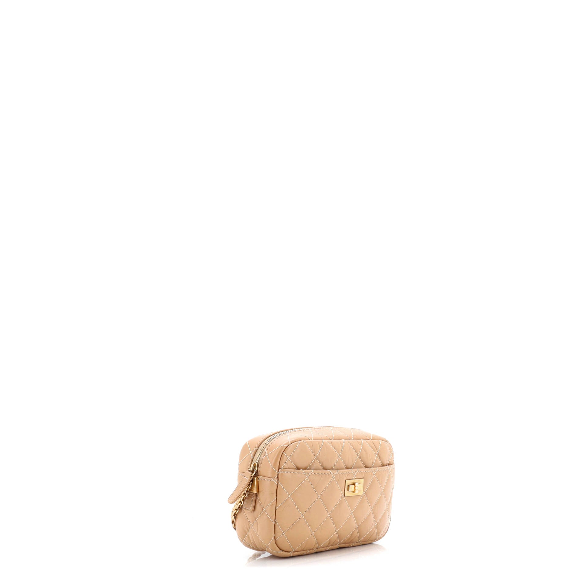 Reissue Camera Crossbody Bag Quilted Aged Calfskin Mini