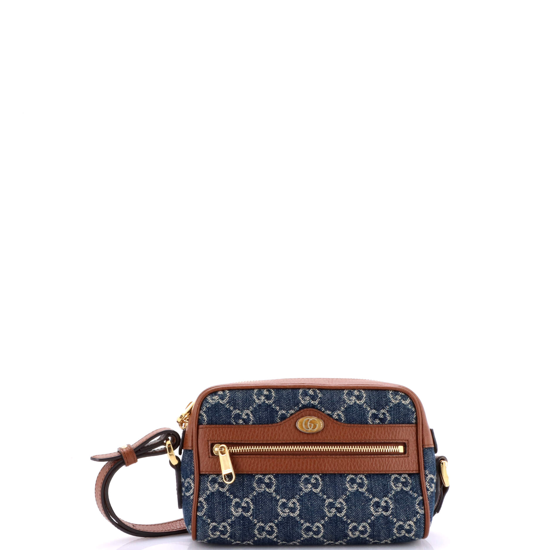 Ophidia Shoulder Bag GG Denim Mini