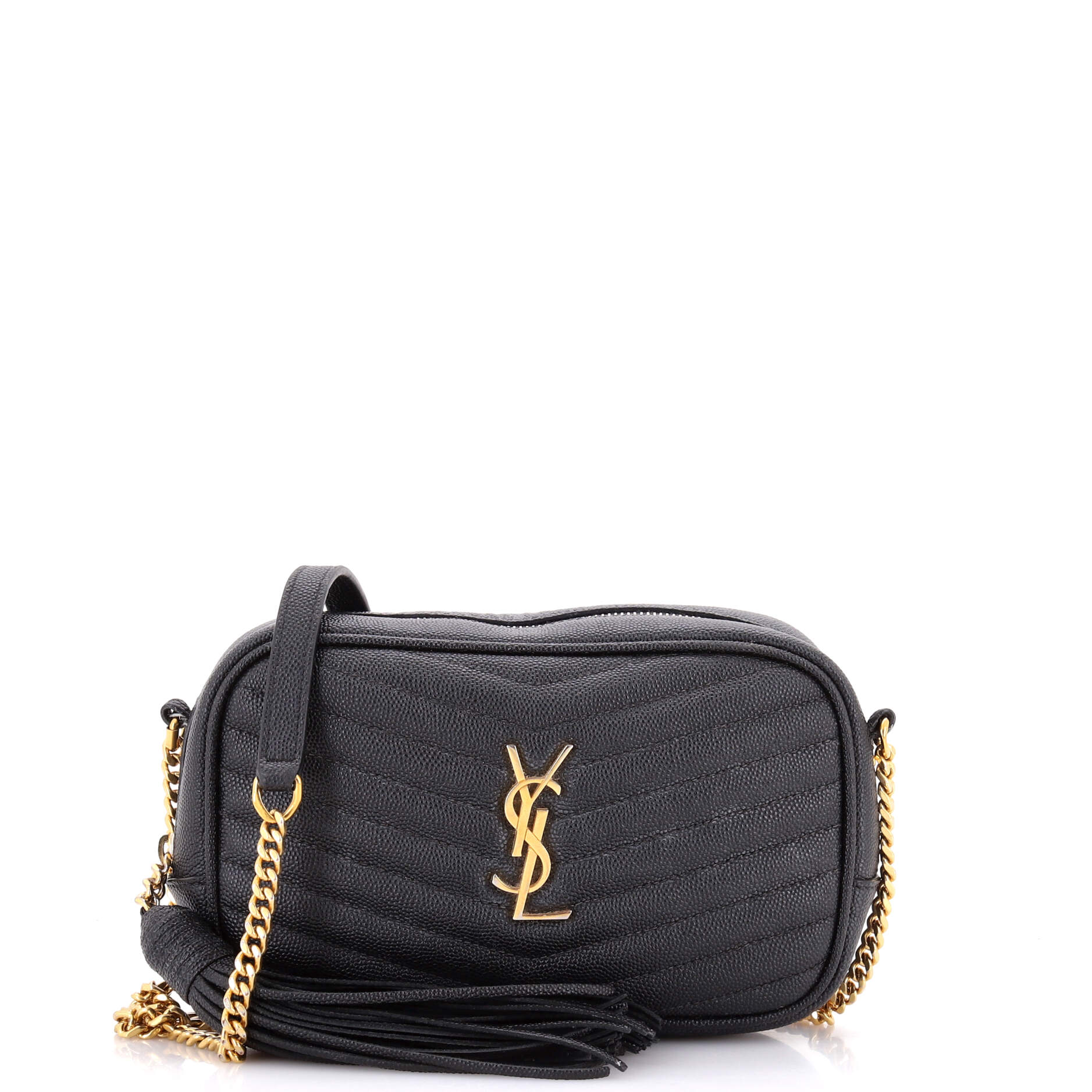 LouLou Crossbody Bag Matelasse Chevron Leather Mini