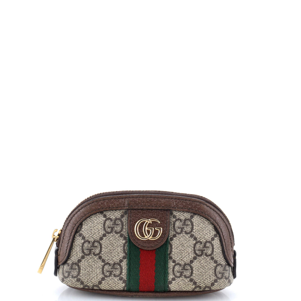 Ophidia Key Pouch GG Coated Canvas