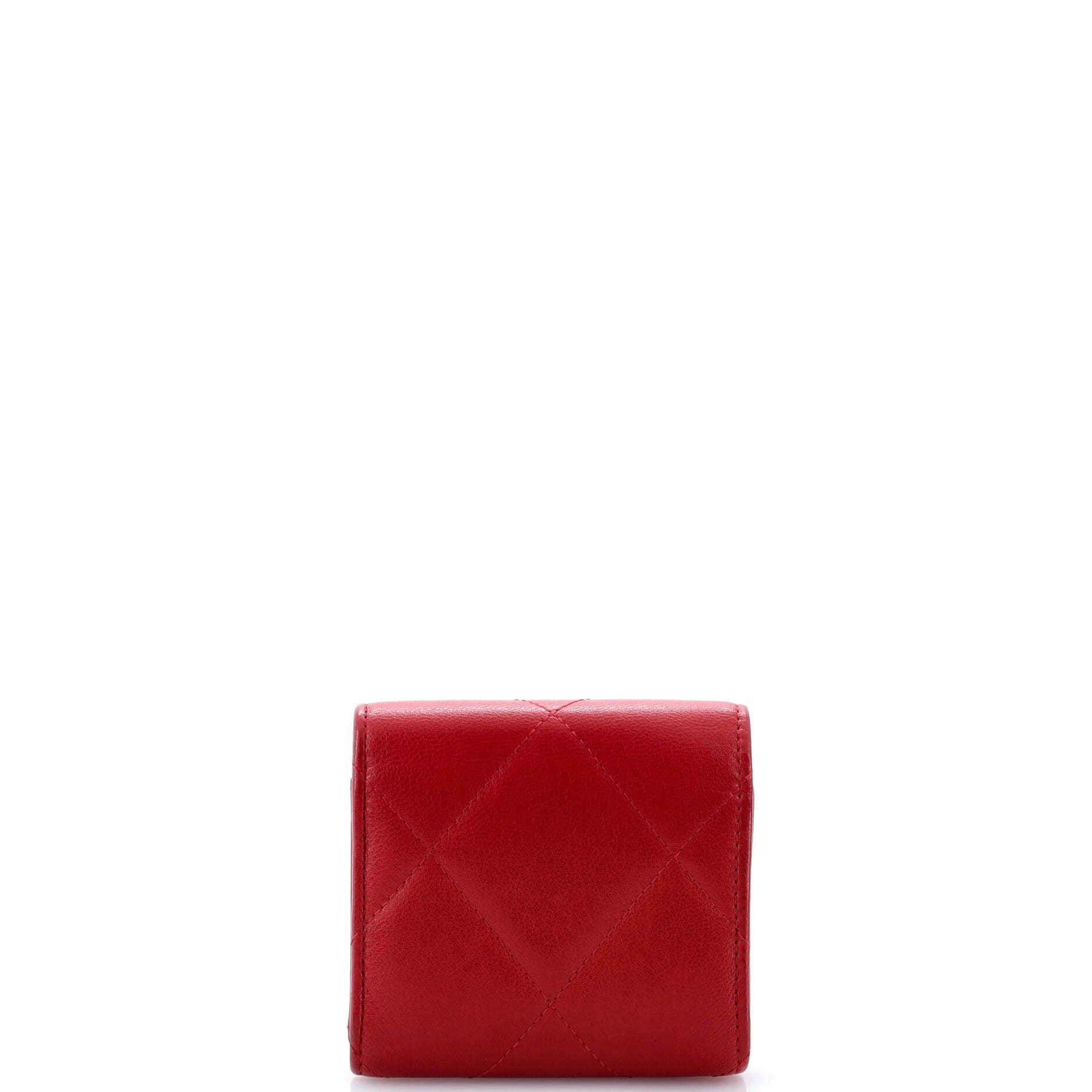 19 Trifold Wallet Quilted Leather Small