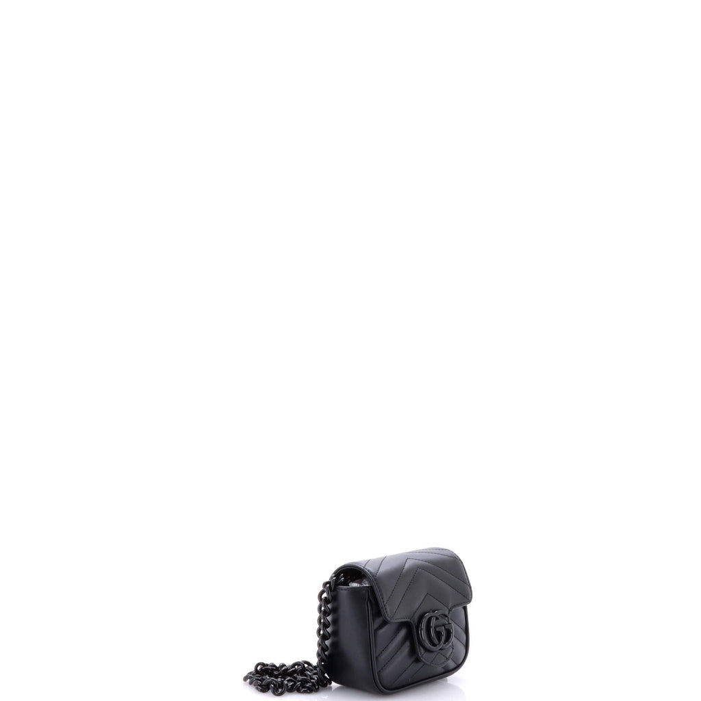 GG Marmont Flap Belt Bag Matelasse Leather Mini