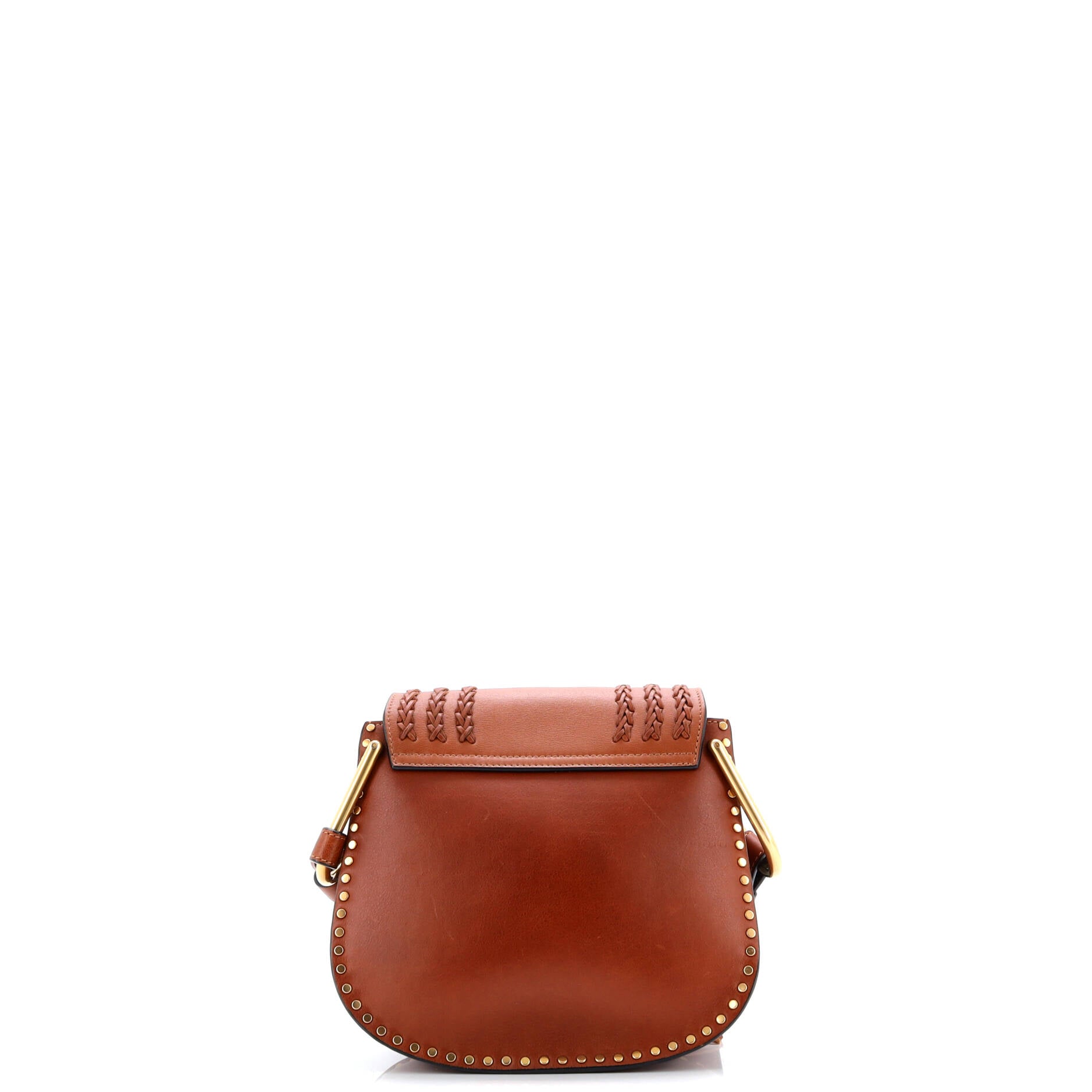 Hudson Handbag Whipstitch Leather Small