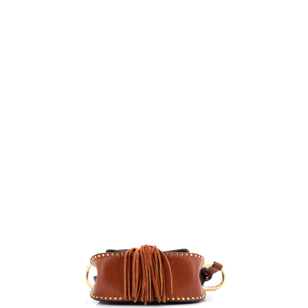 Hudson Handbag Whipstitch Leather Small