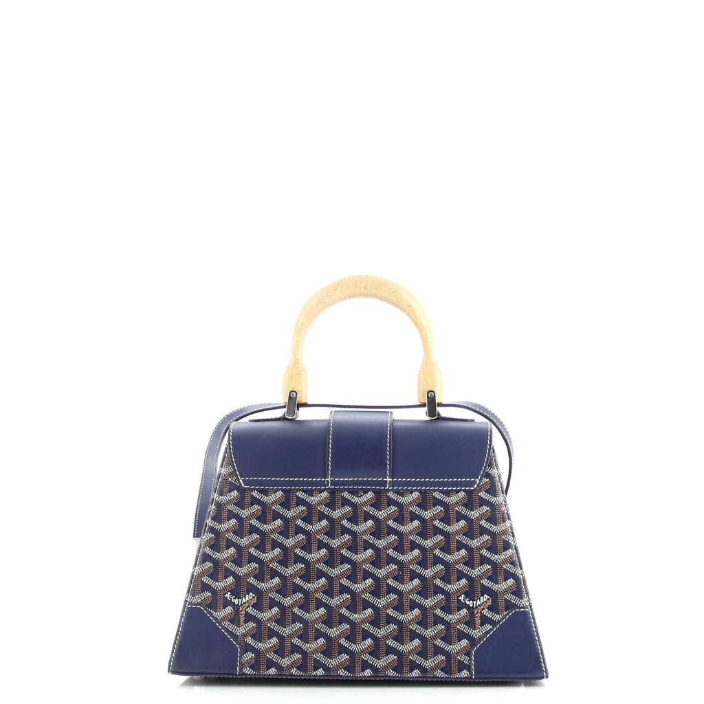 Saigon Top Handle Bag Coated Canvas with Leather PM