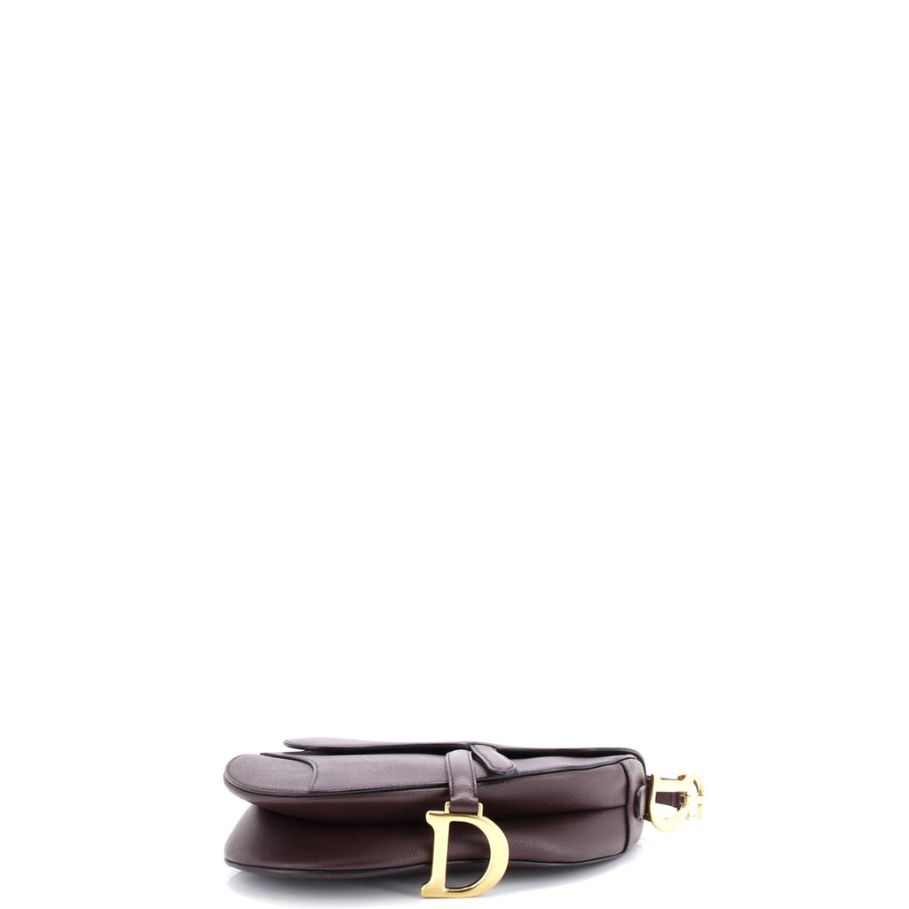 Saddle Handbag Leather Medium