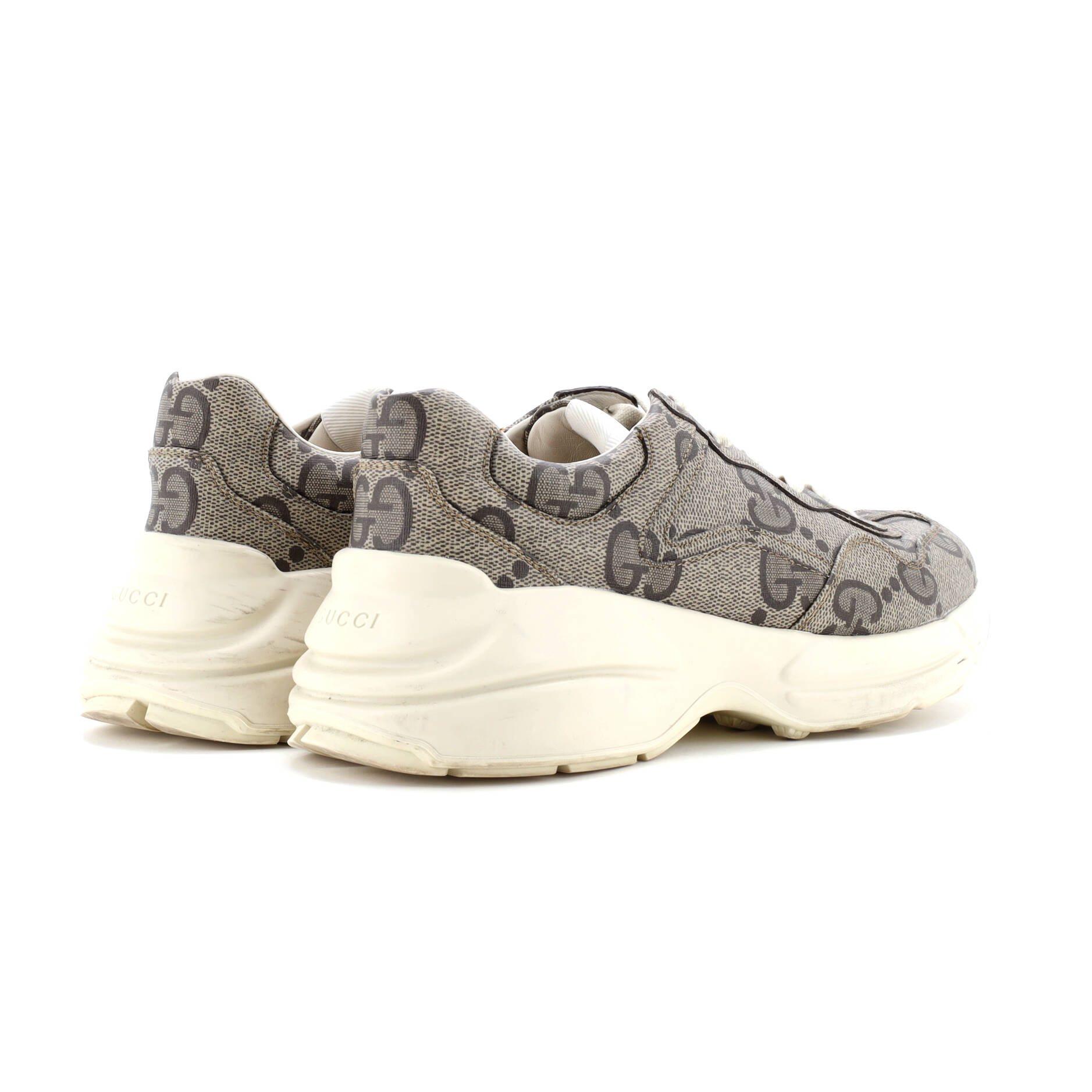 Rhyton Sneakers Jumbo GG Coated Canvas