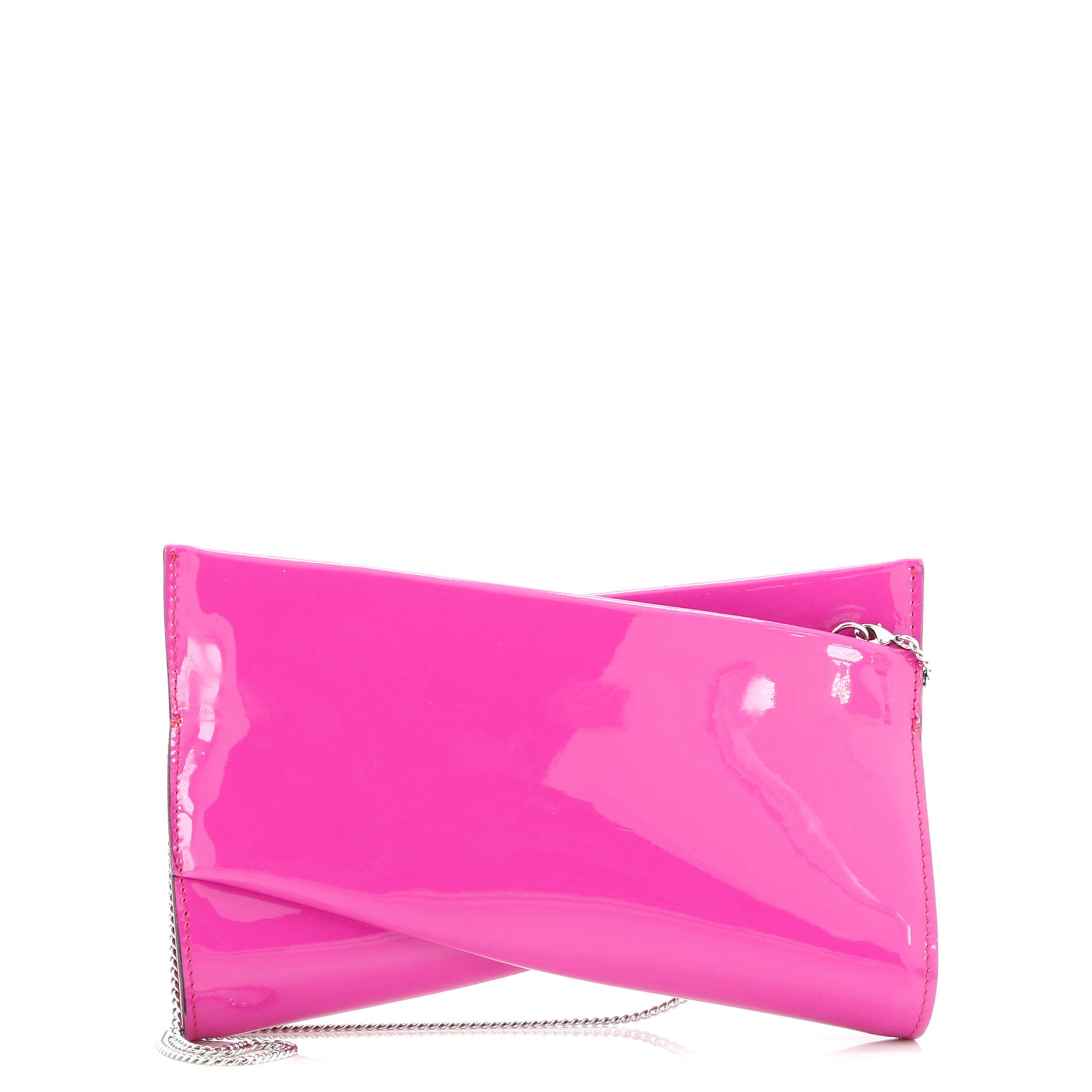Loubitwist Clutch On Chain Leather Small
