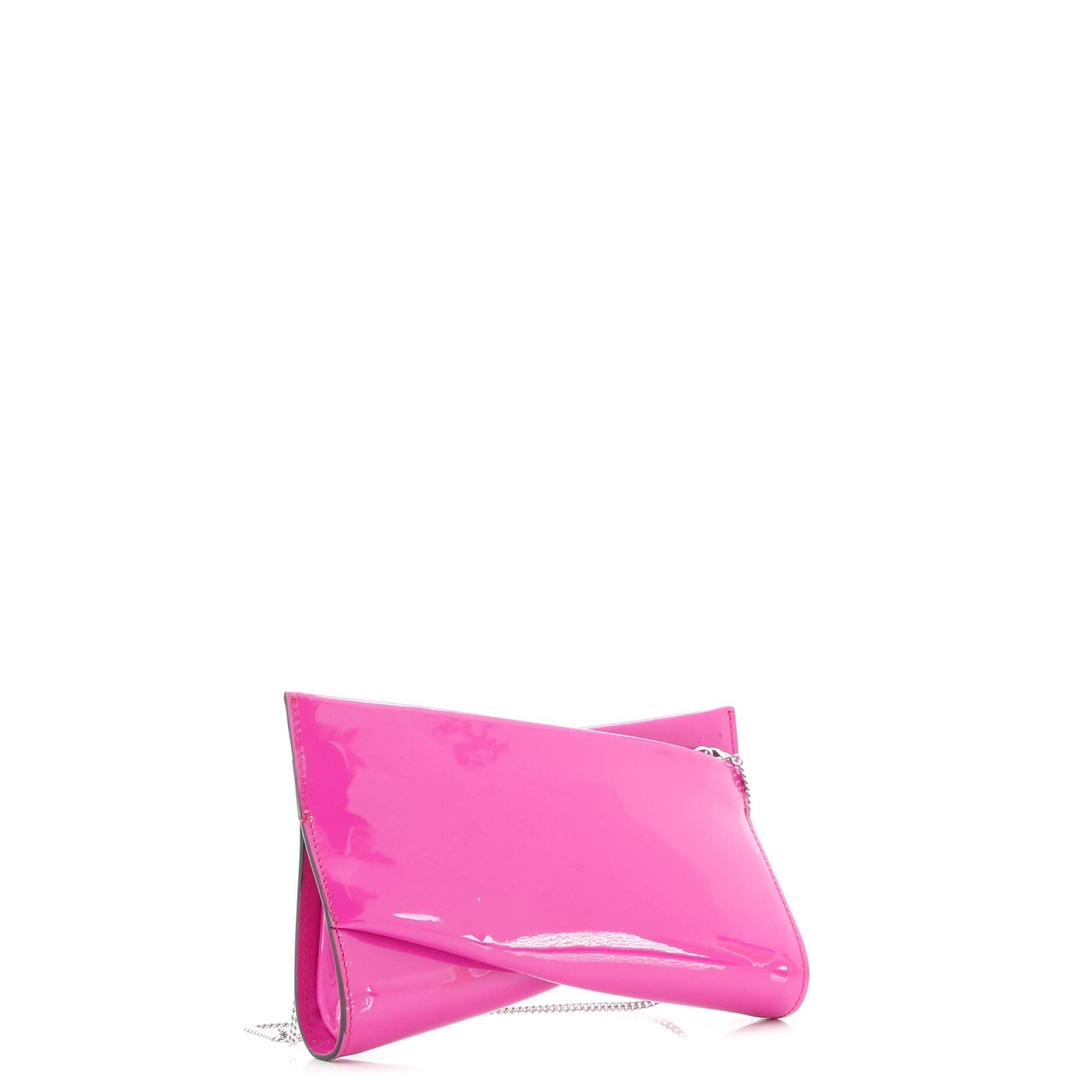 Loubitwist Clutch On Chain Leather Small