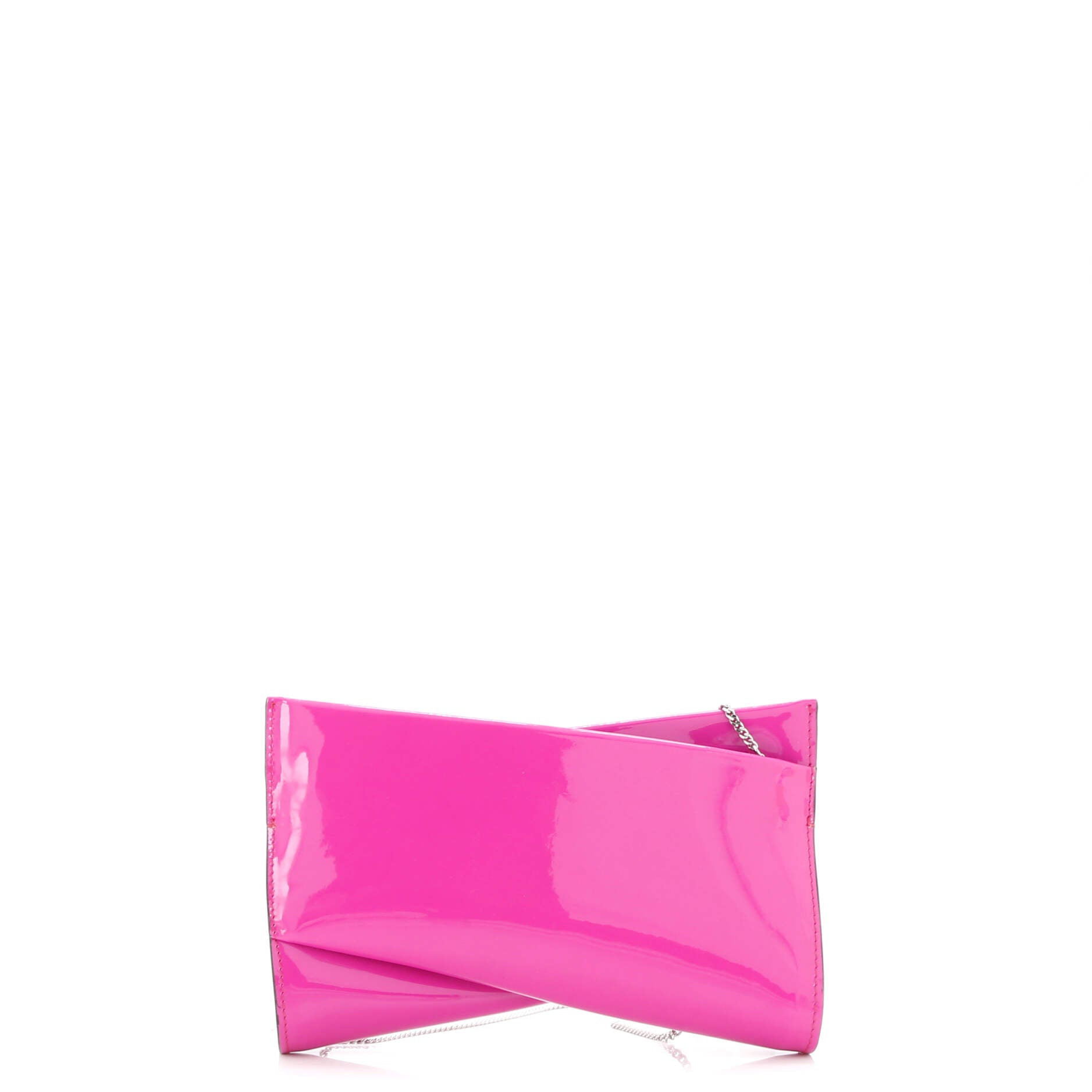 Loubitwist Clutch On Chain Leather Small