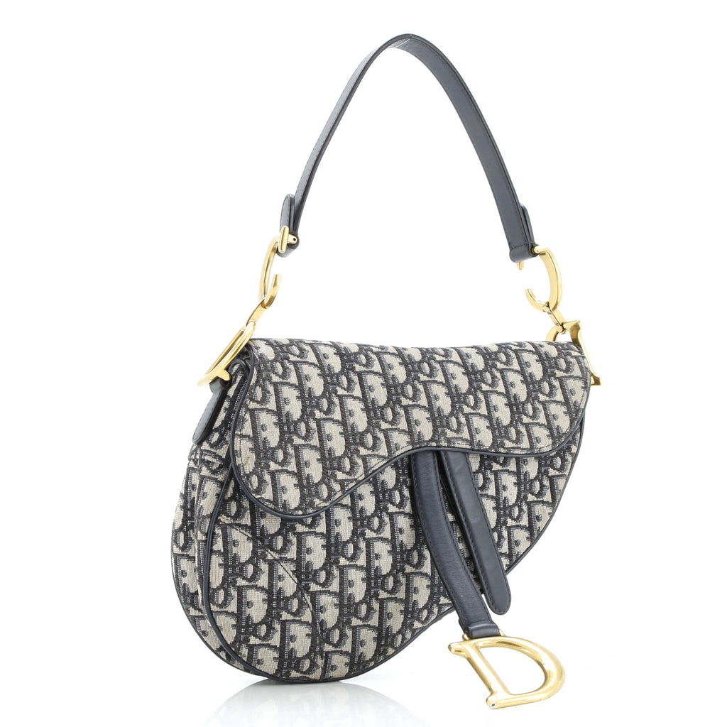 Saddle Handbag Oblique Canvas Medium