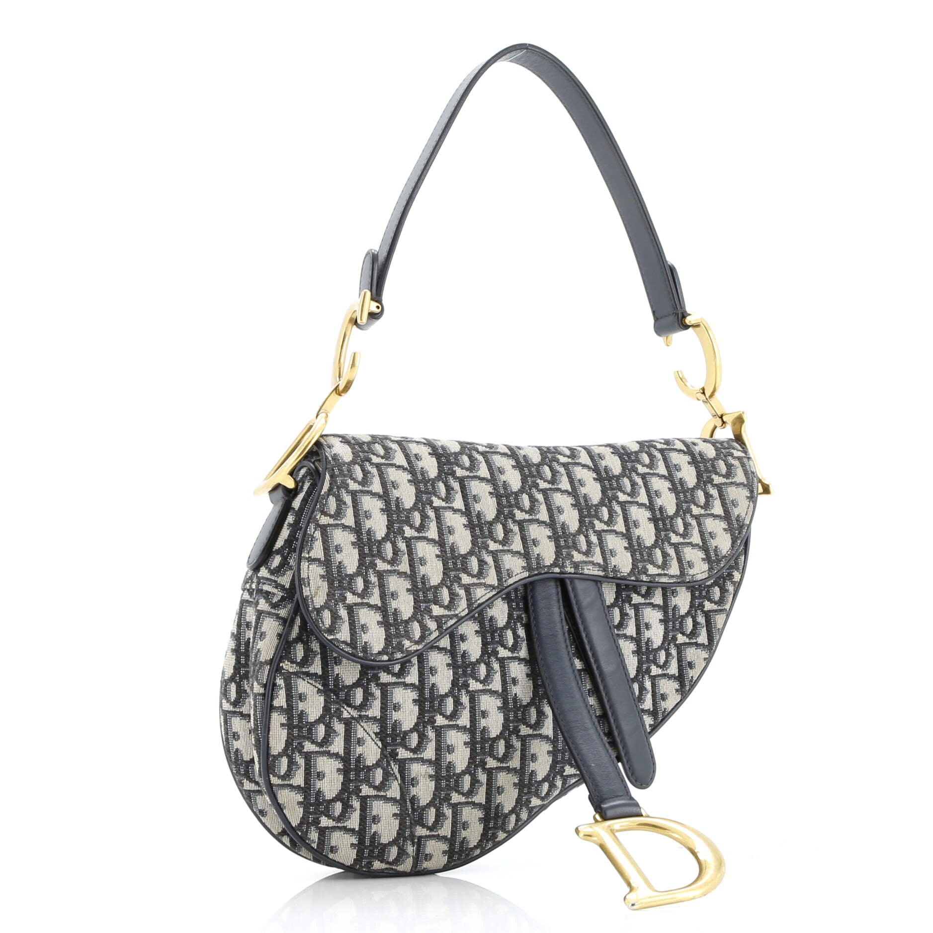 Saddle Handbag Oblique Canvas Medium