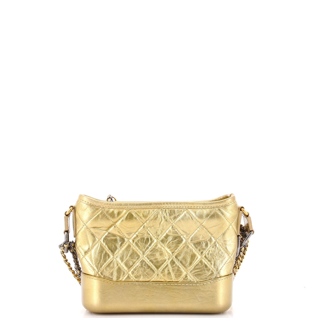 Gabrielle Hobo Quilted Aged Calfskin Small