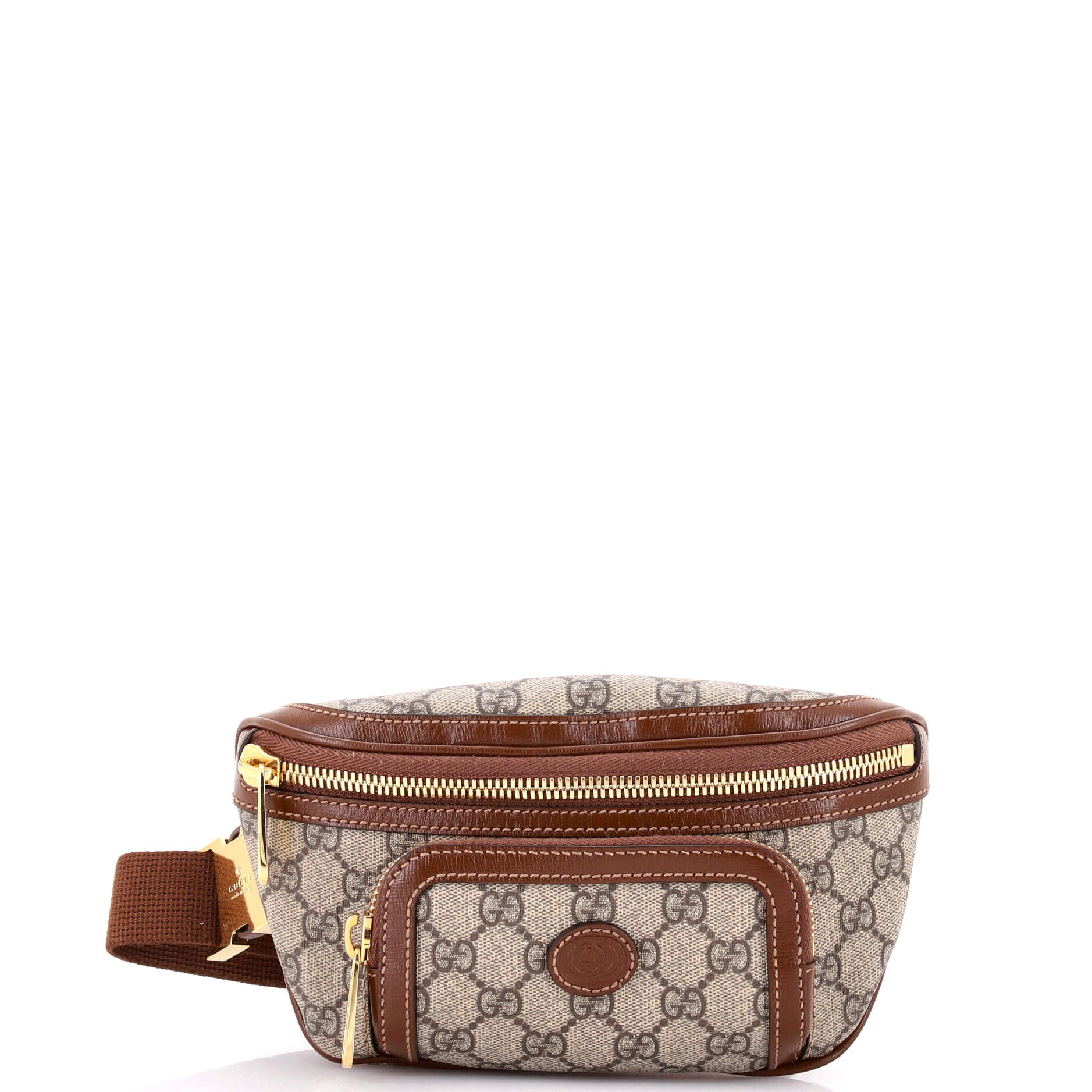 Interlocking G Patch Belt Bag GG Coated Canvas Large