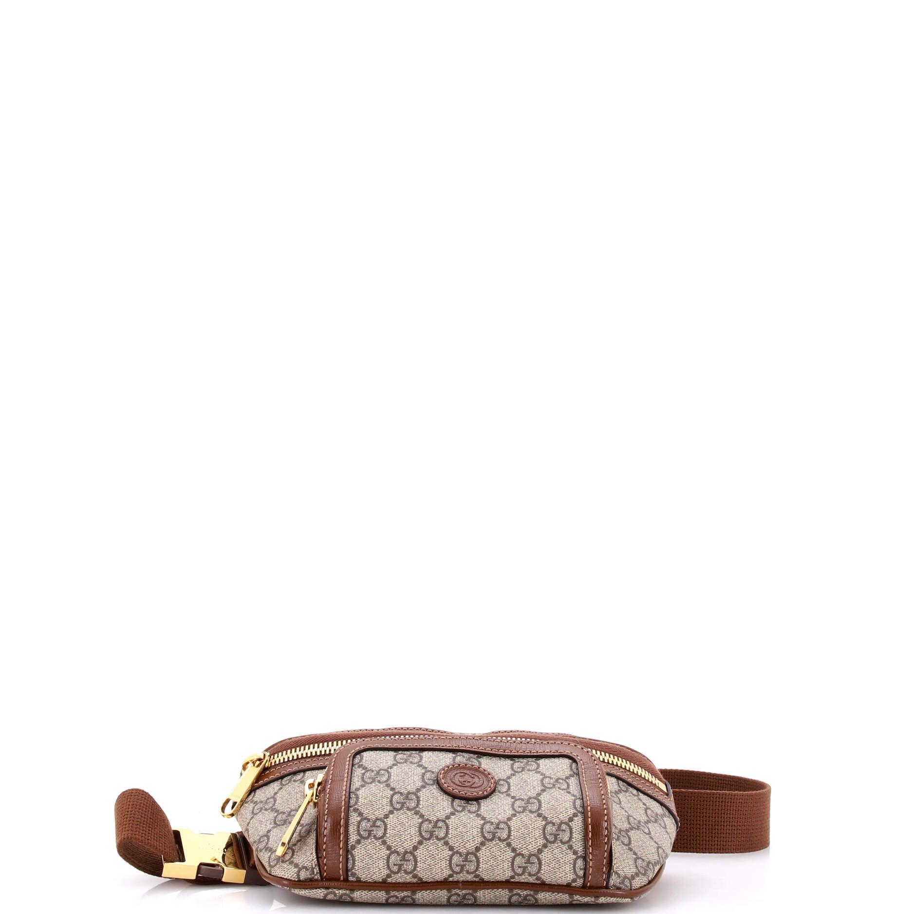 Interlocking G Patch Belt Bag GG Coated Canvas Large