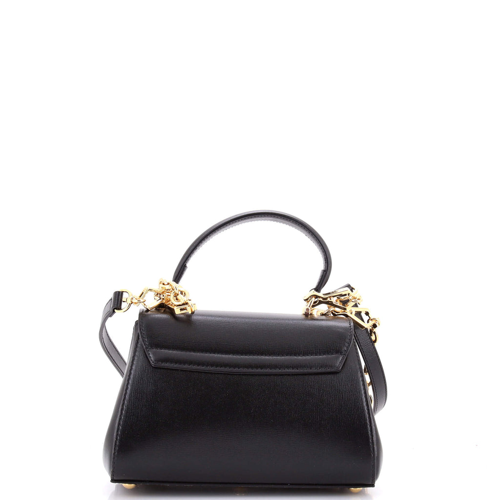 Horsebit 1955 Top Handle Flap Bag Leather Mini