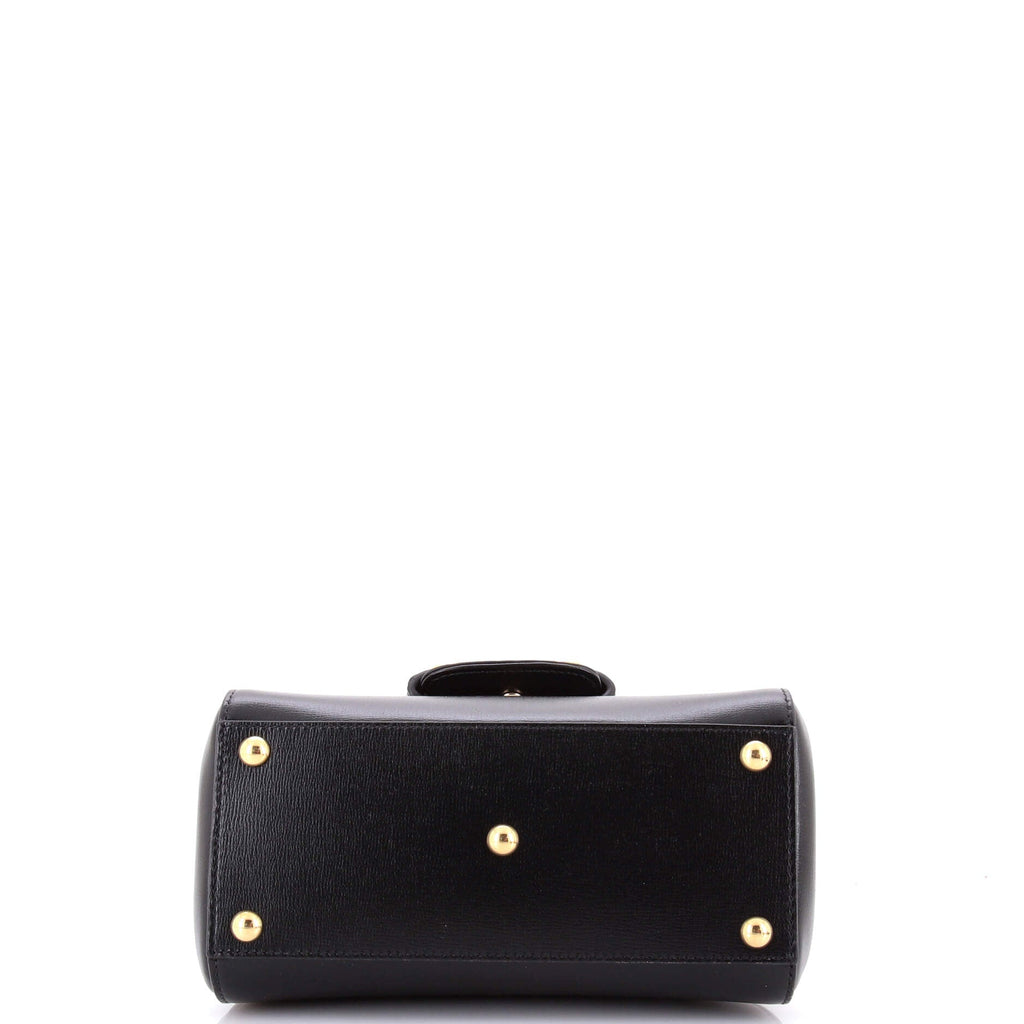 Horsebit 1955 Top Handle Flap Bag Leather Mini