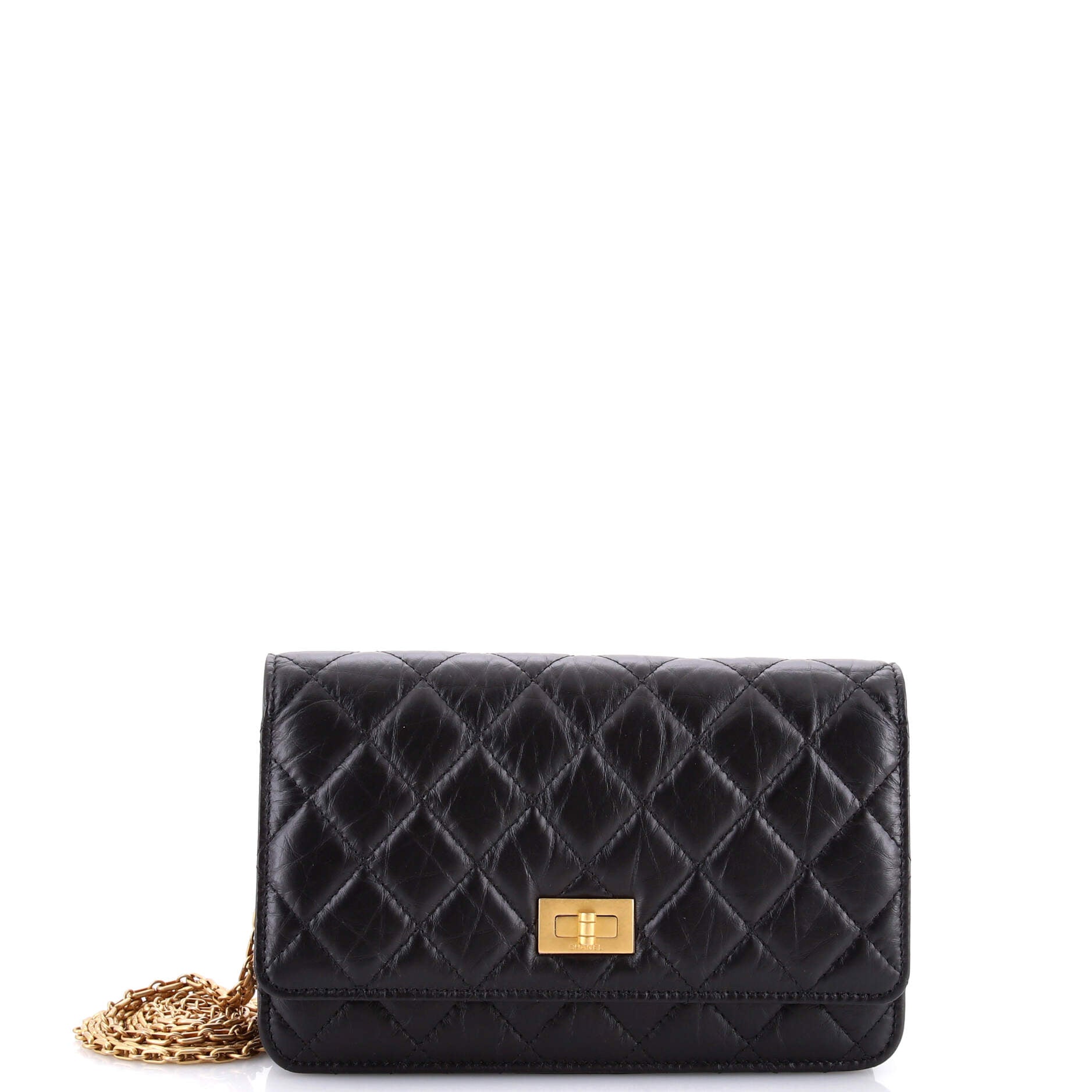 Reissue 2.55 Wallet on Chain Quilted Aged Calfskin