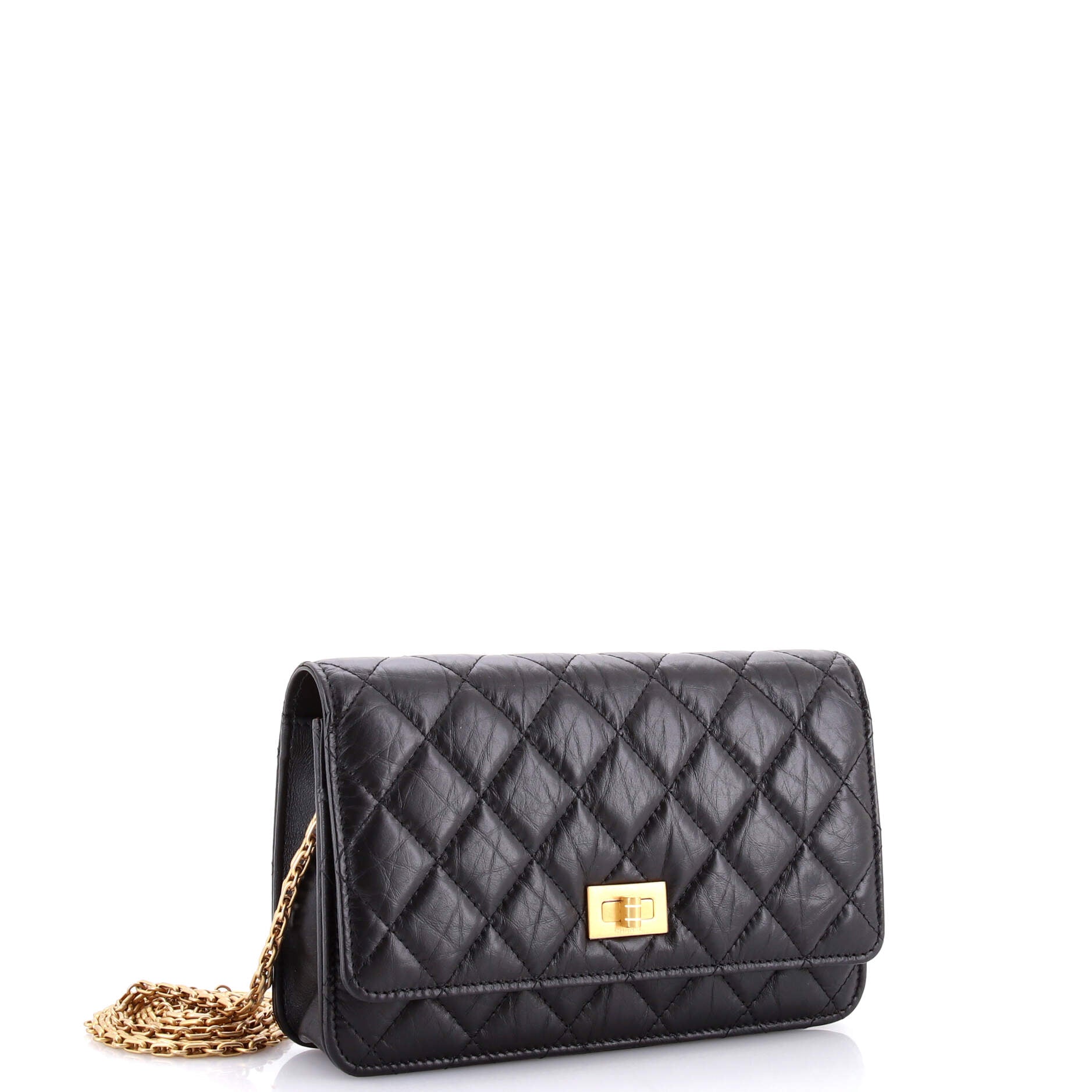 Reissue 2.55 Wallet on Chain Quilted Aged Calfskin