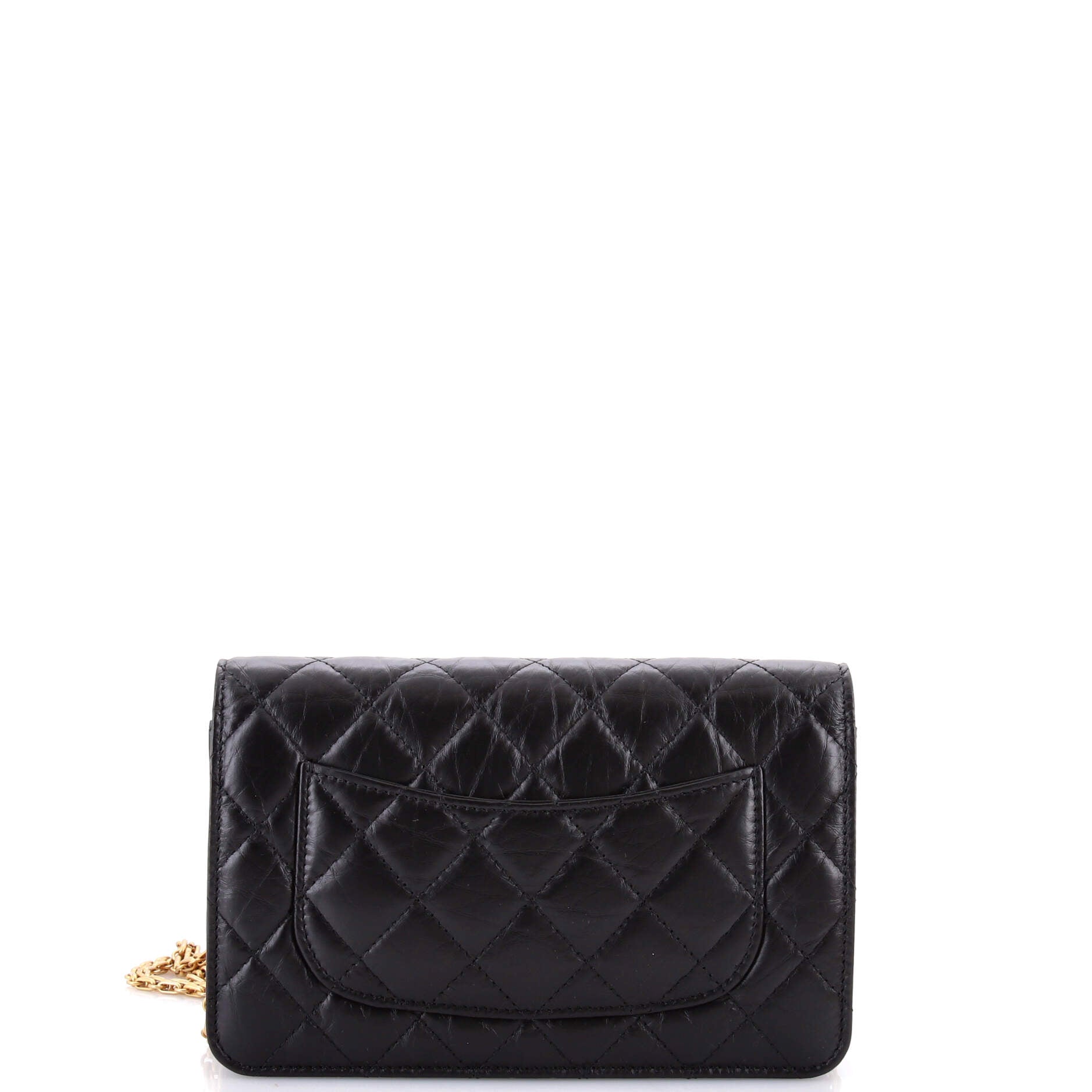 Reissue 2.55 Wallet on Chain Quilted Aged Calfskin