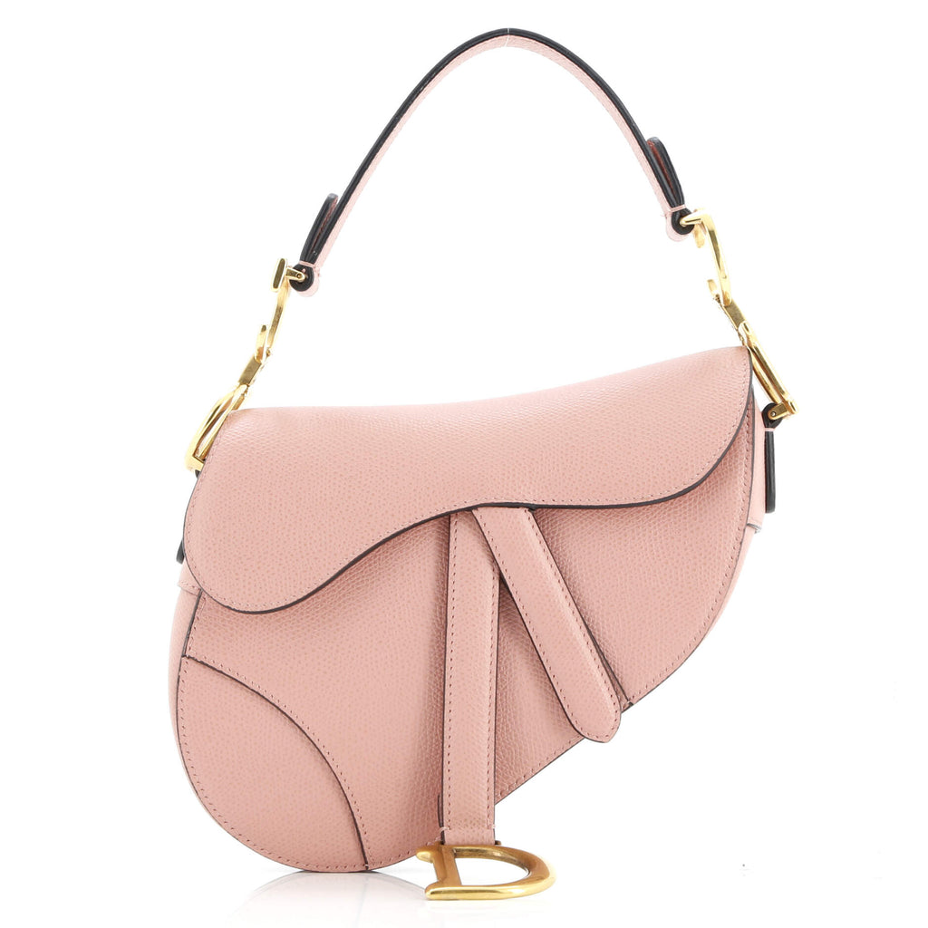 Saddle Handbag Leather Mini