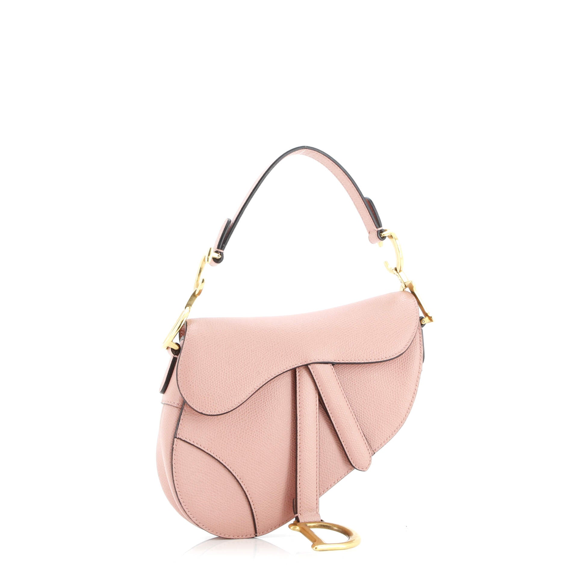 Saddle Handbag Leather Mini