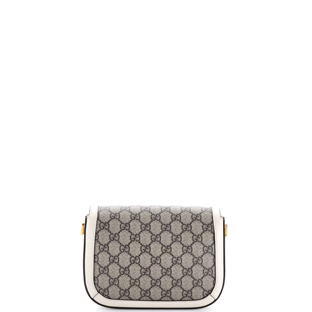 Horsebit 1955 Shoulder Bag GG Coated Canvas with Leather Mini