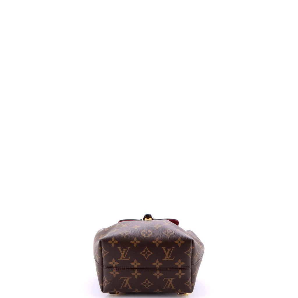 Montsouris NM Backpack Monogram Canvas with Leather BB