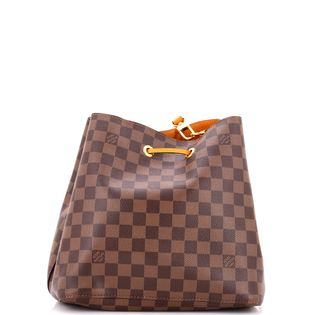 NeoNoe Handbag Damier with Leather MM
