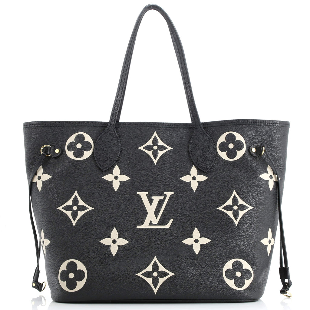 Neverfull NM Tote Bicolor Monogram Empreinte Giant MM