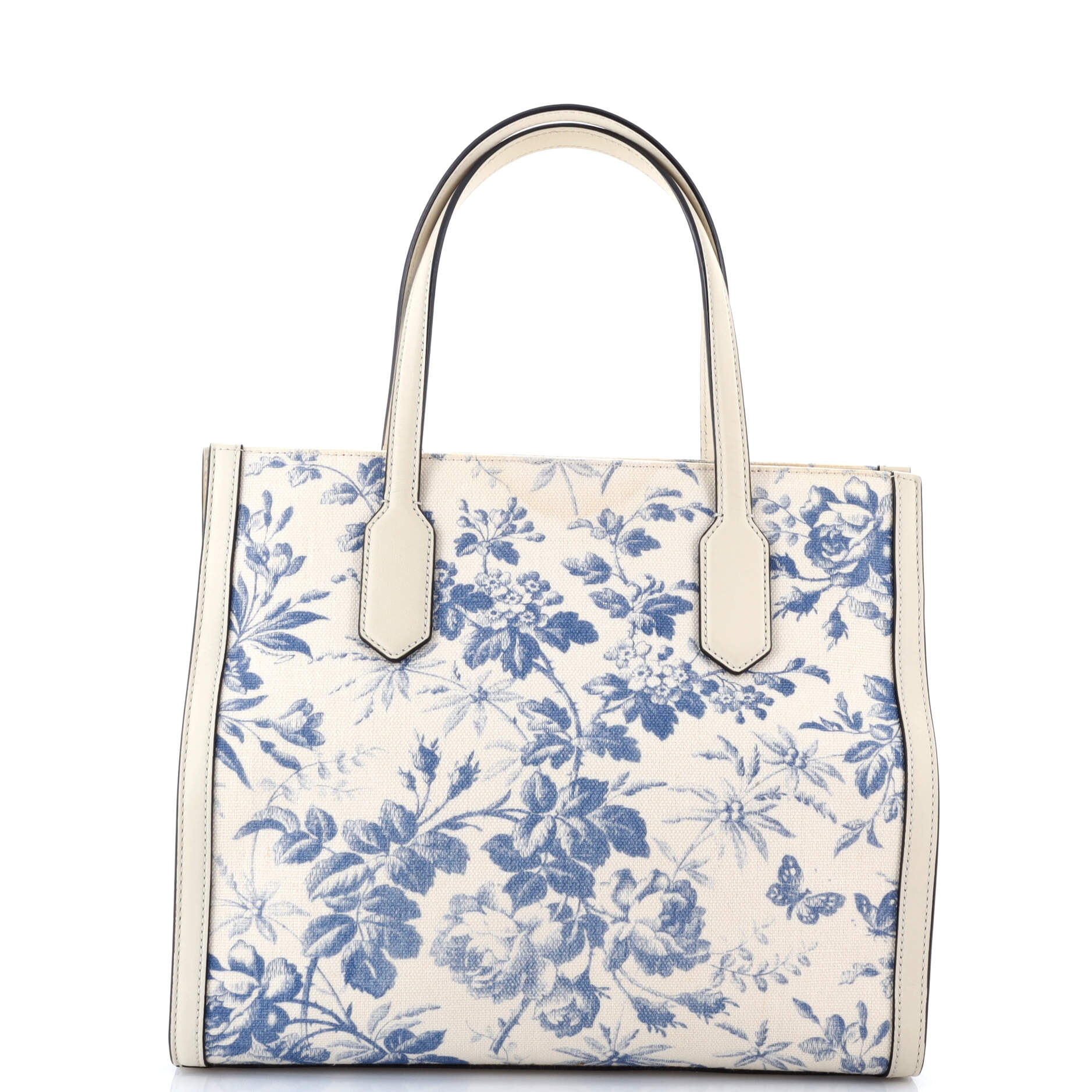 GG Ribbon Tote Coated Printed Canvas Medium